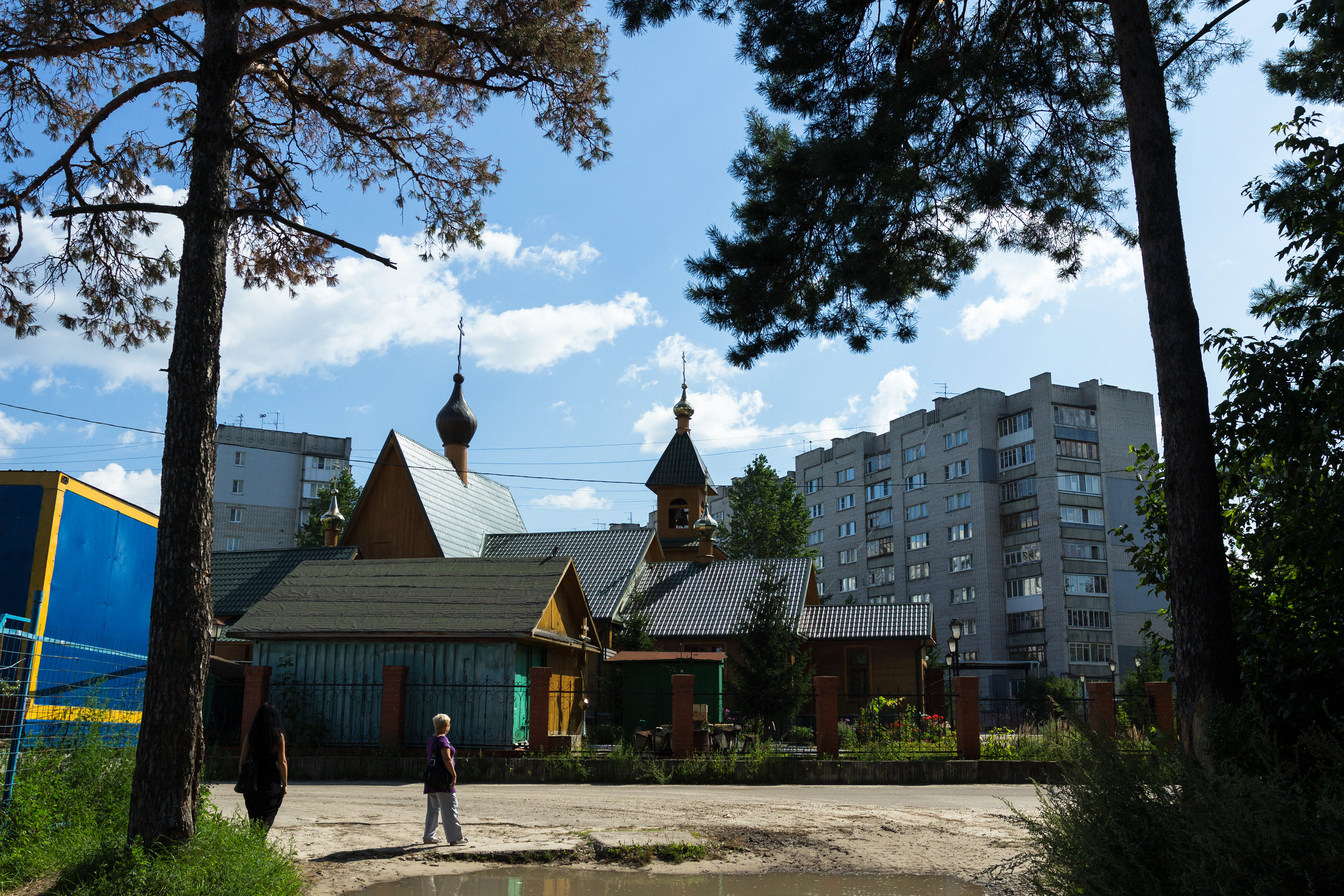 Une église orthodoxe, comme toujours très bien entretenue.