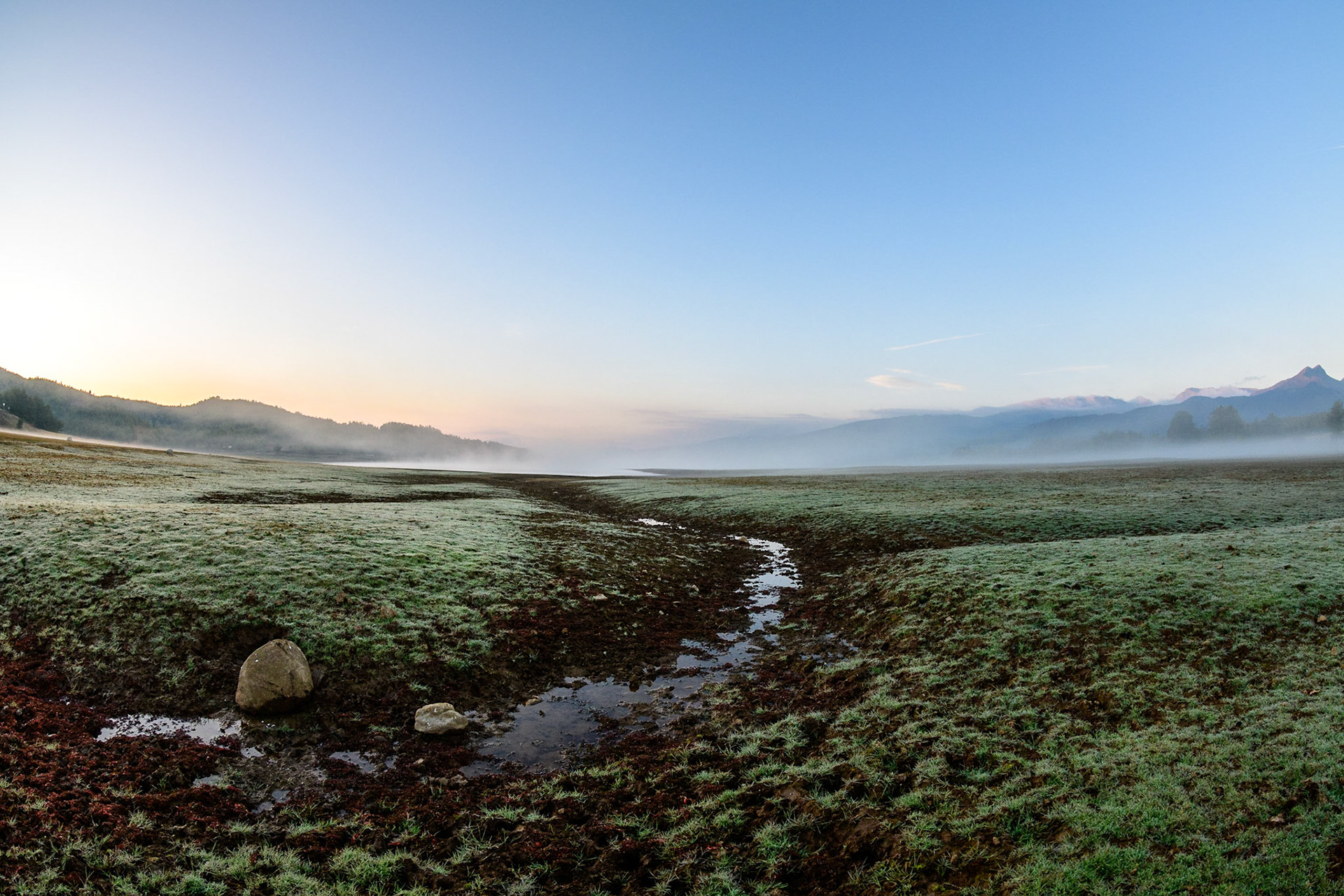 Plastira lake Morning Greece