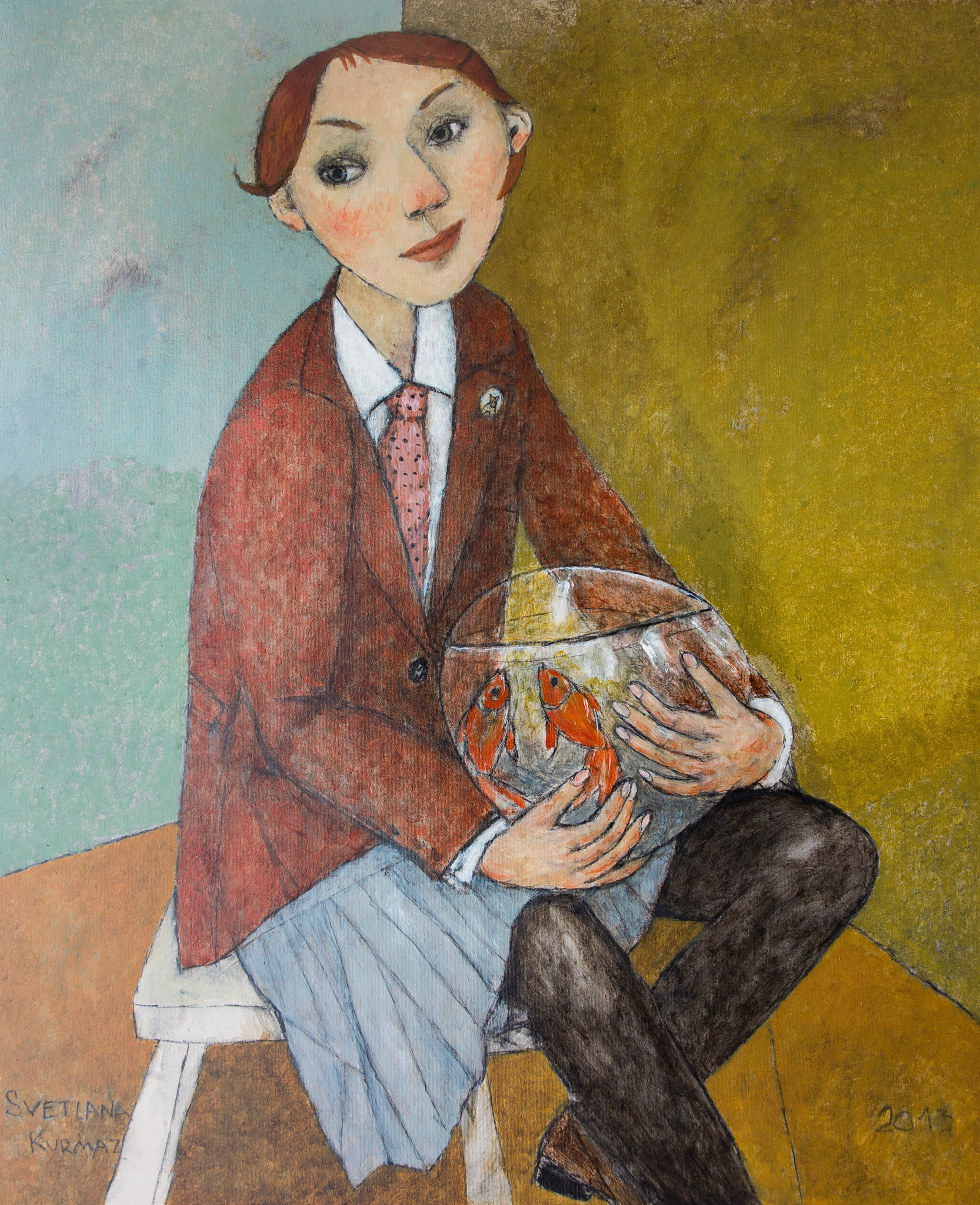 oil on canvas, 100x80cm. SOLD