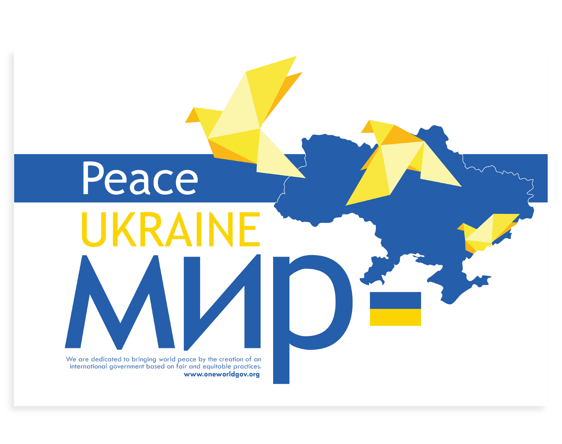 Vincent Dale - Ukraine Peace Poster