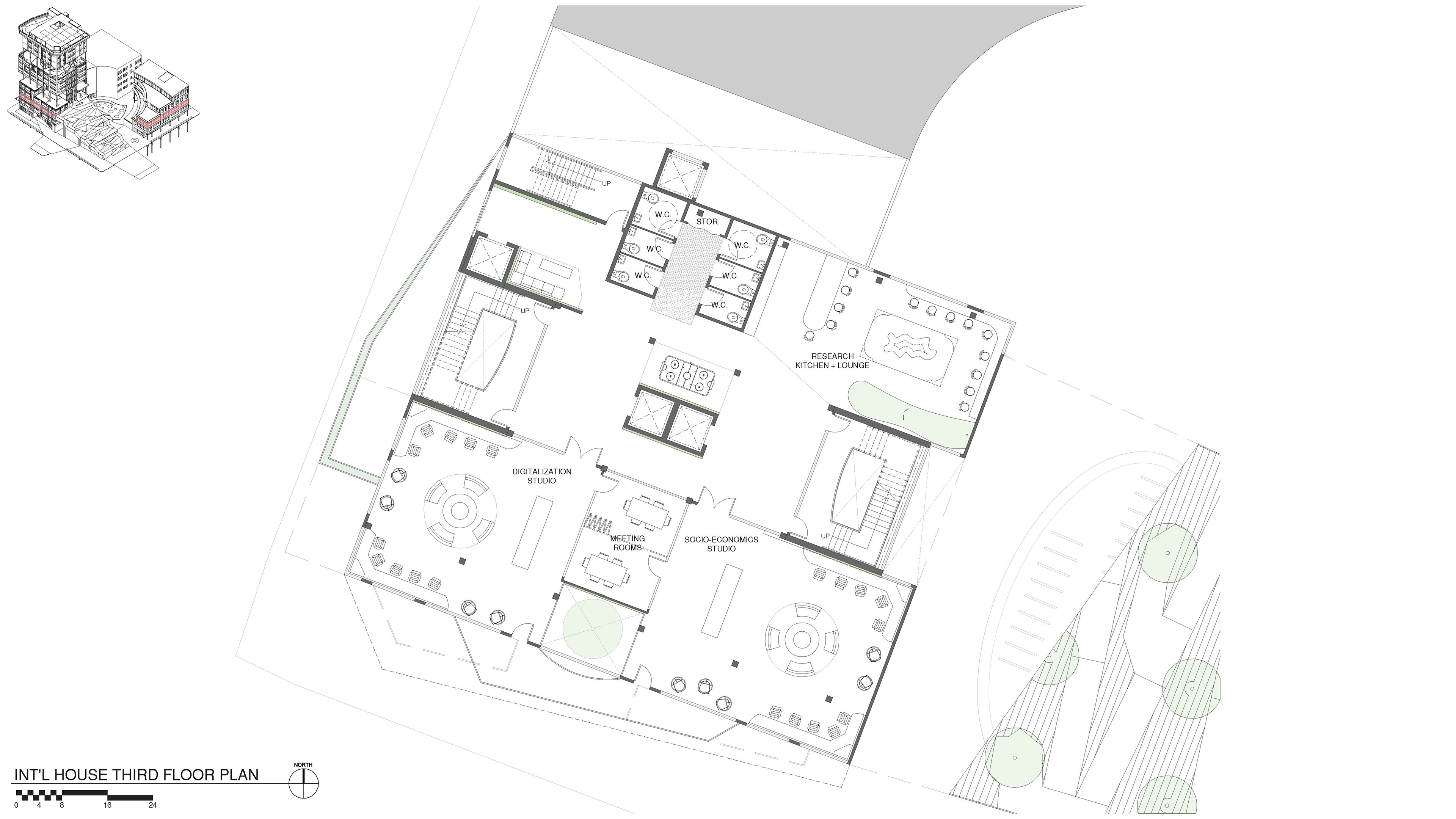 international house third floor plan