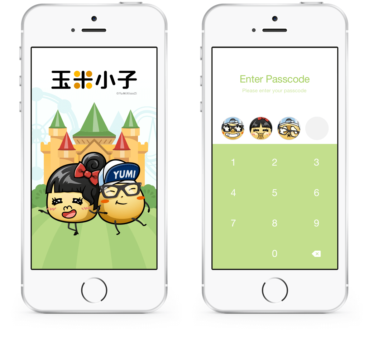 BYEn_brand_design_yumi_Character_ illustration _line_theme_1