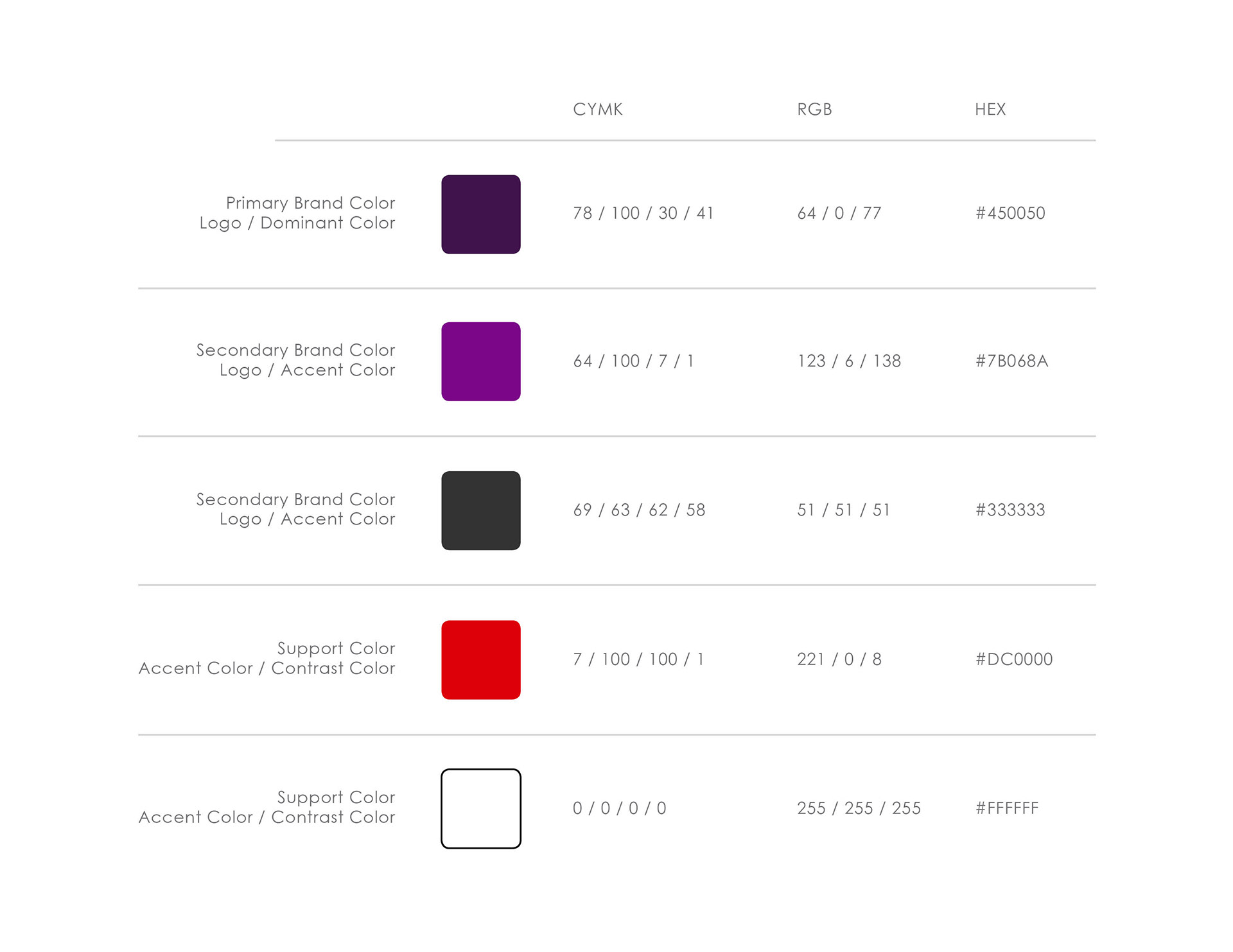 Red and purple color combos