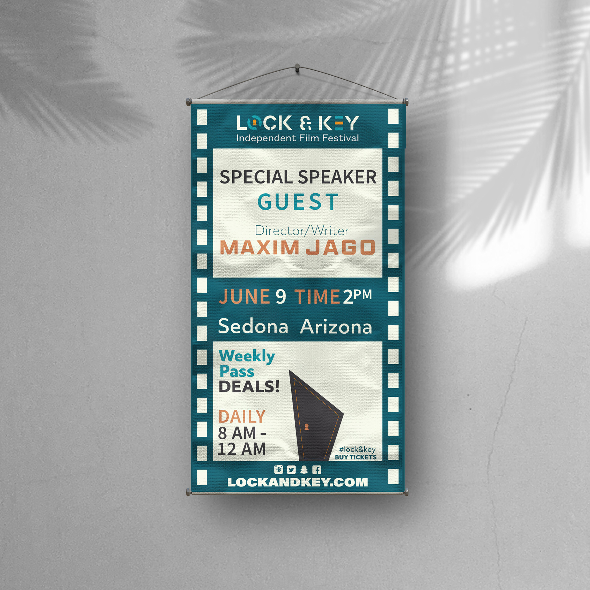 Mockup- Hanging Poster Design