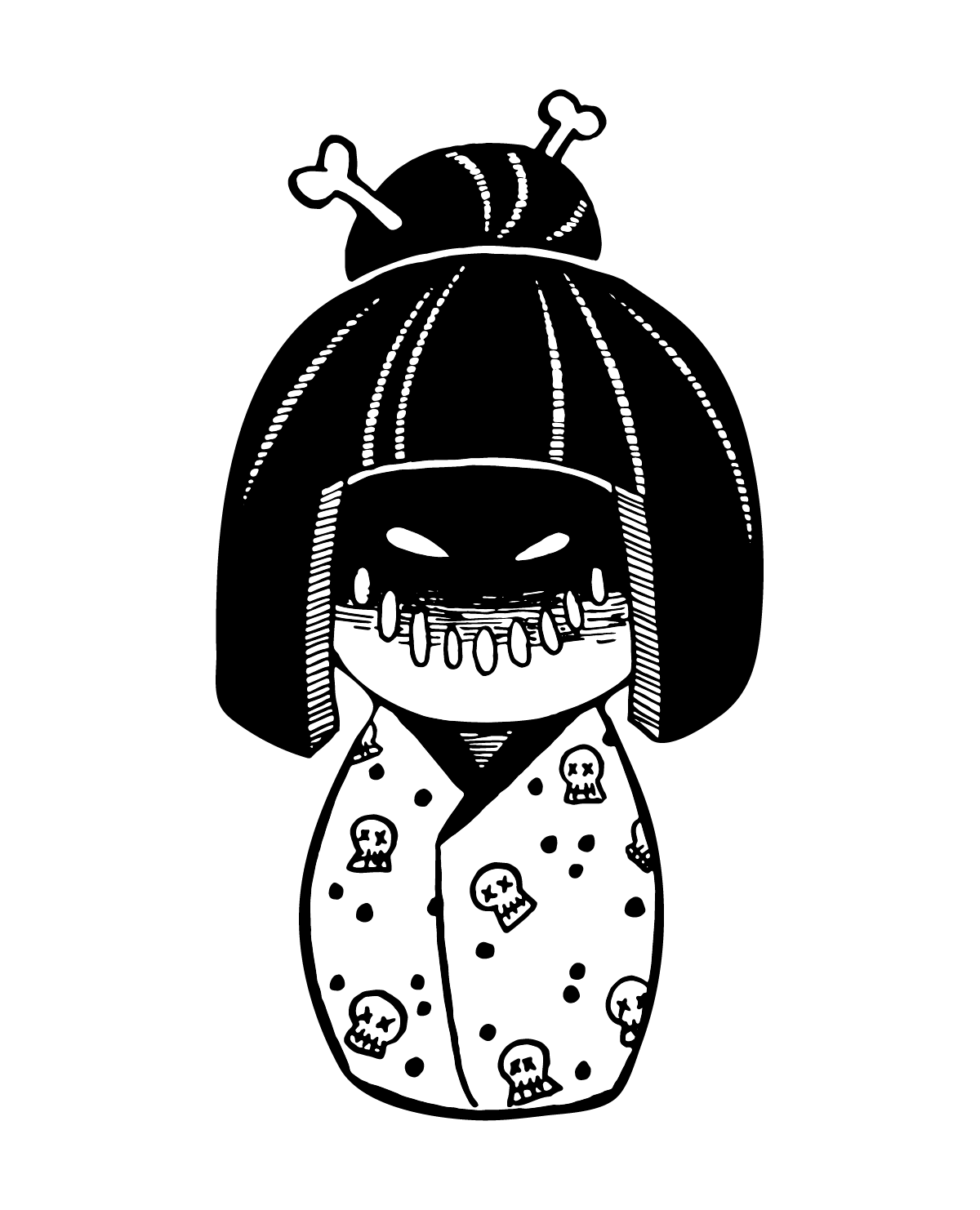 Prompt: Kokeshi
