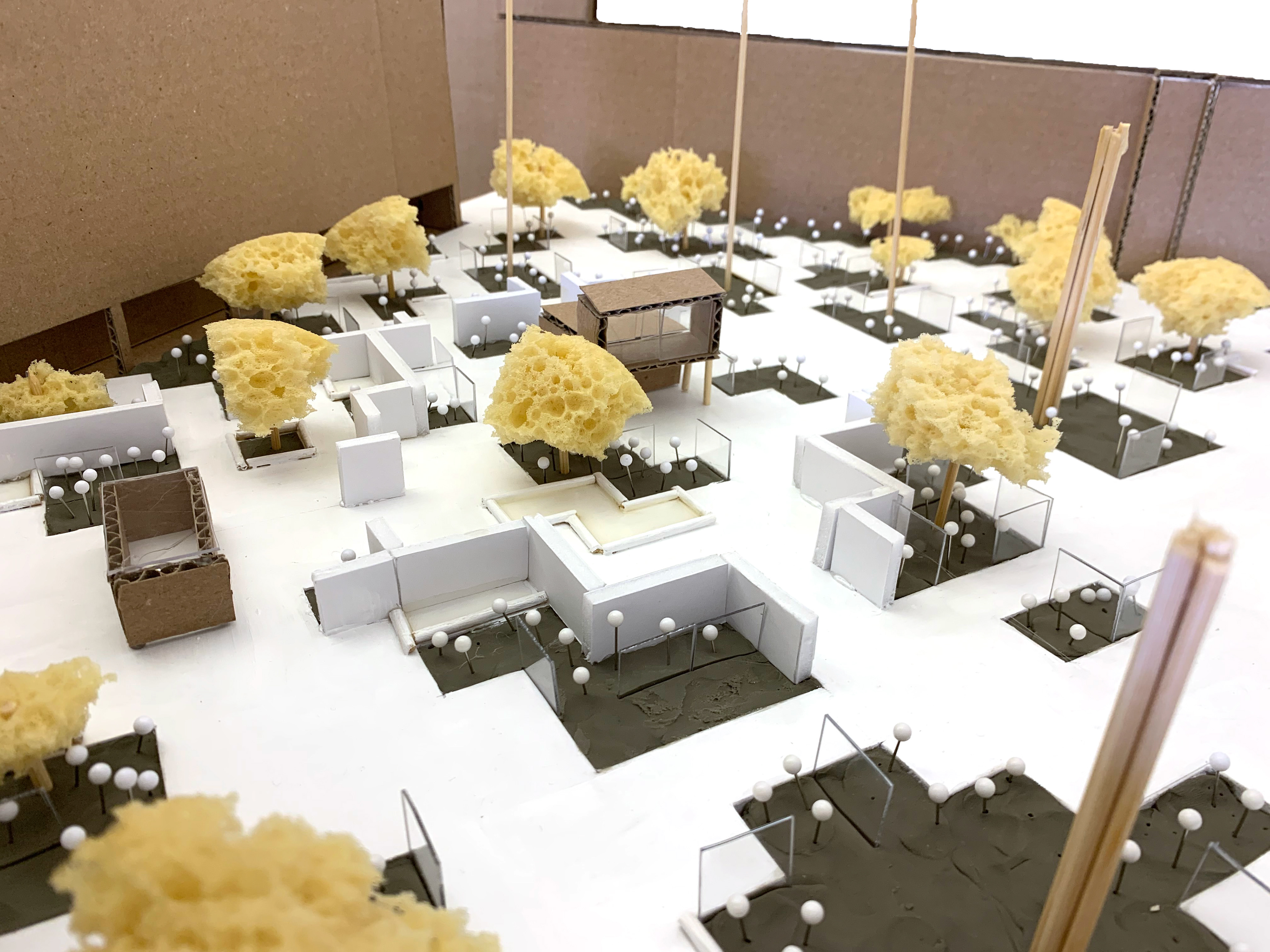 Birdseye-view photograph of my design model