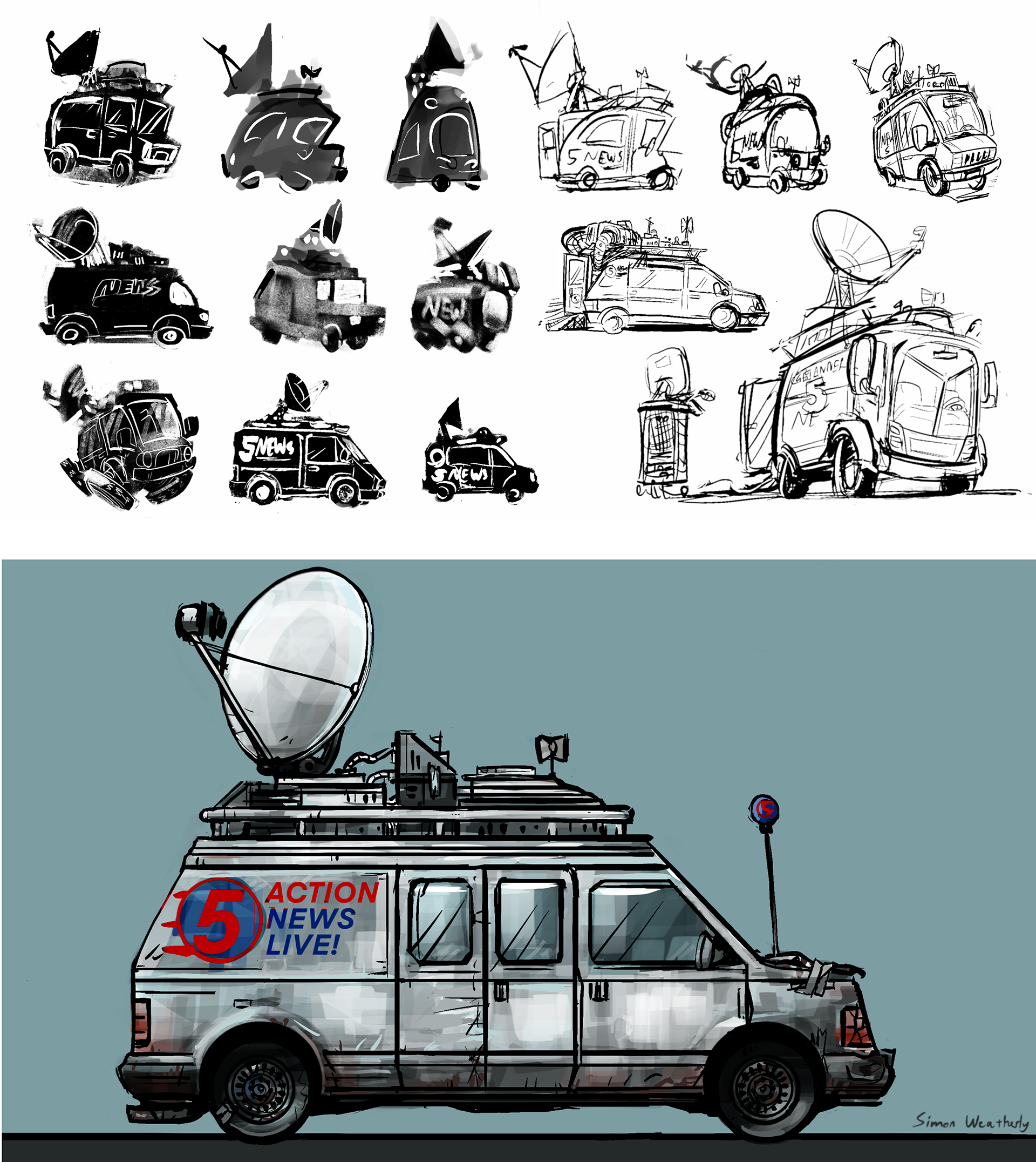 "Not Now" Channel 5 News Van Process