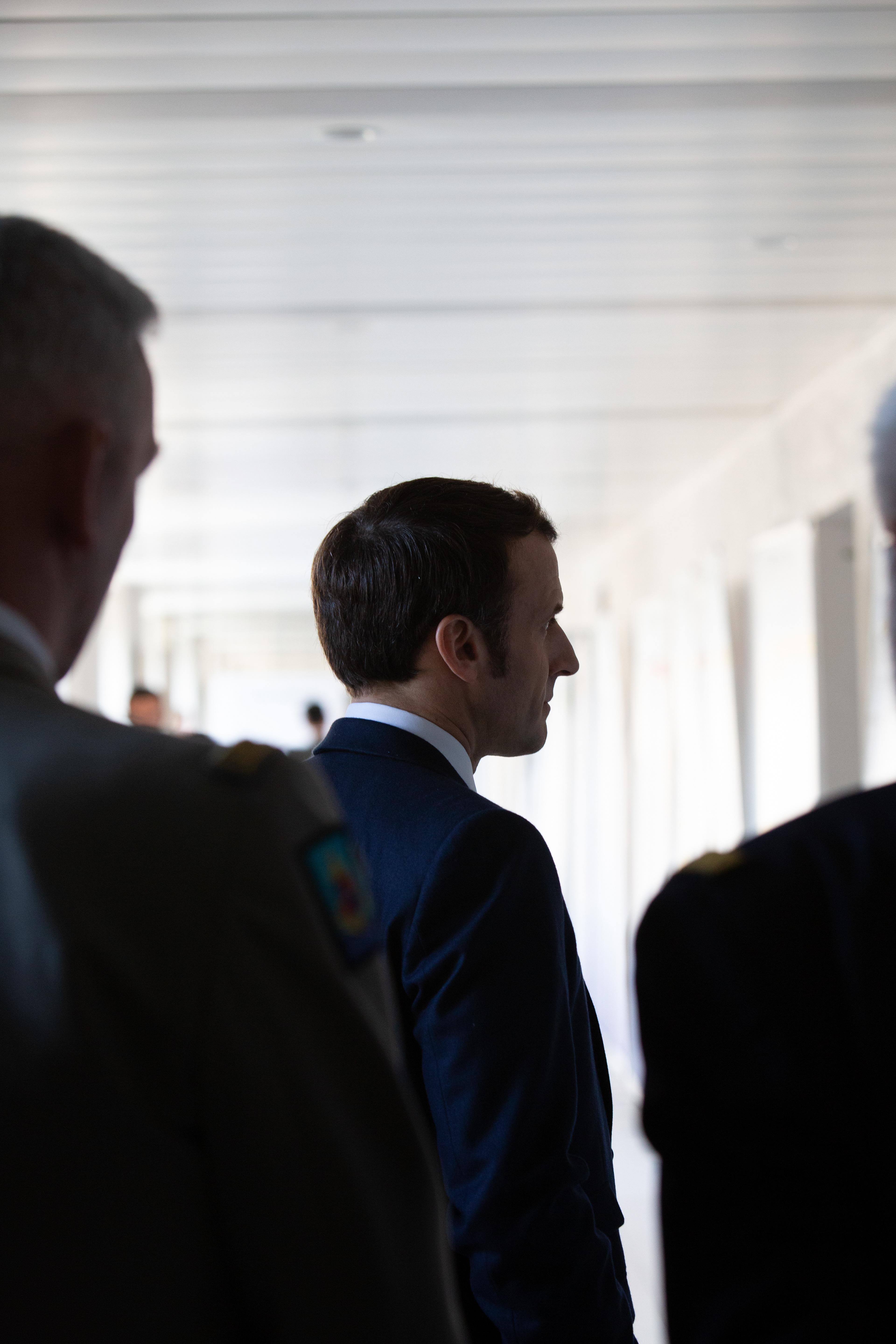 Emmanuel Macron à l'École Militaire Le 07/02/2020