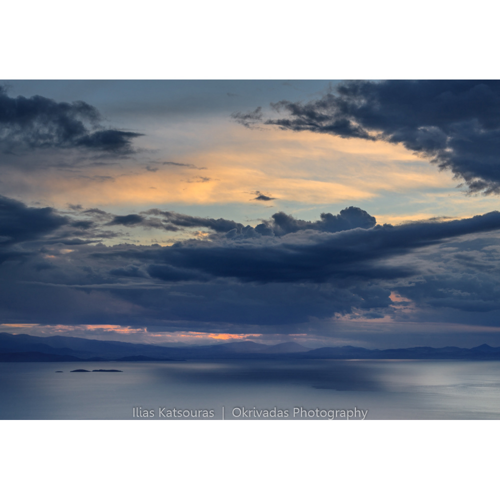 Cloudy seascape τοπίο θάλασσα σύννεφα πήλιο
