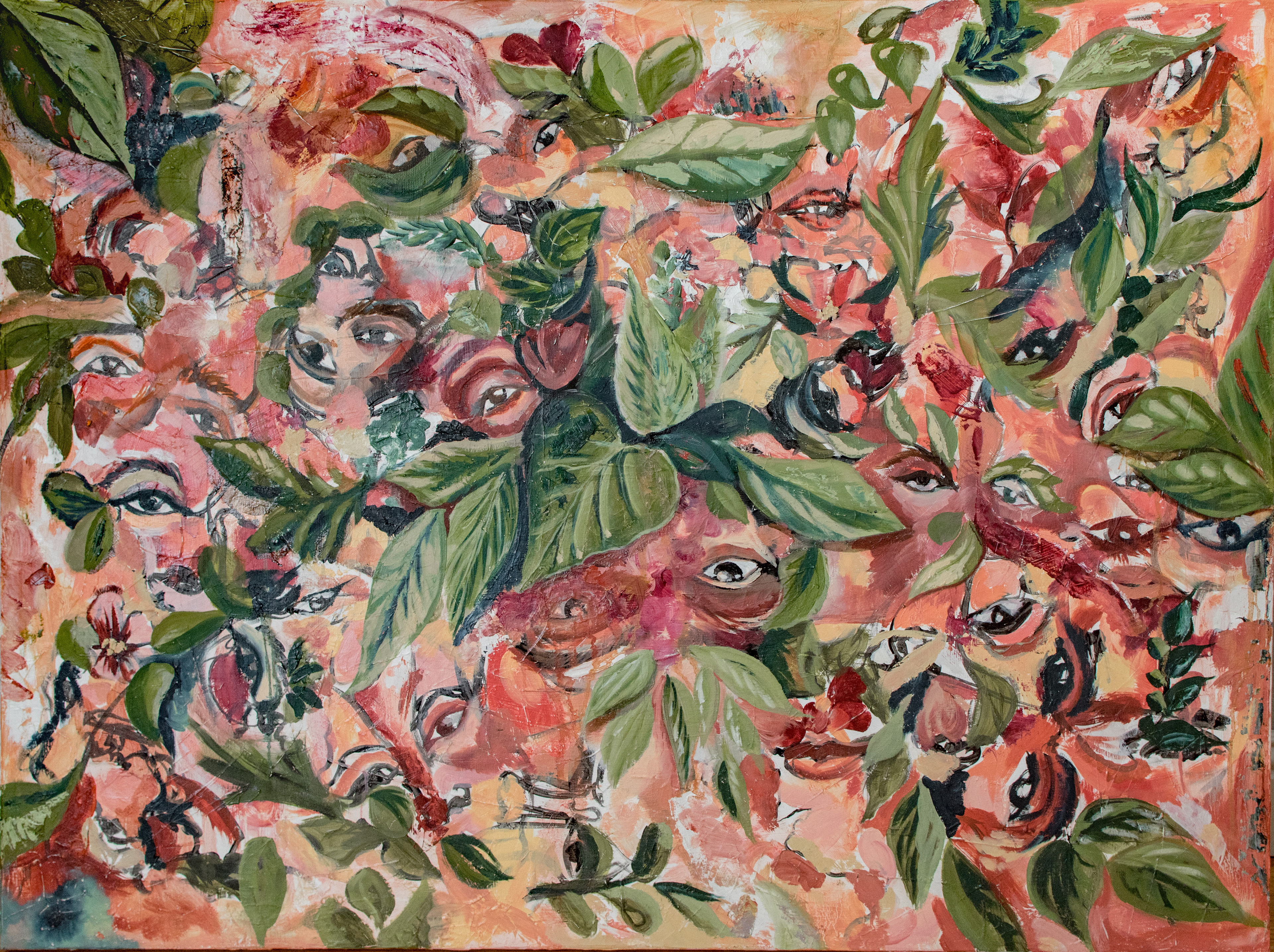 Eyes of the Garden, 2017, oil painting