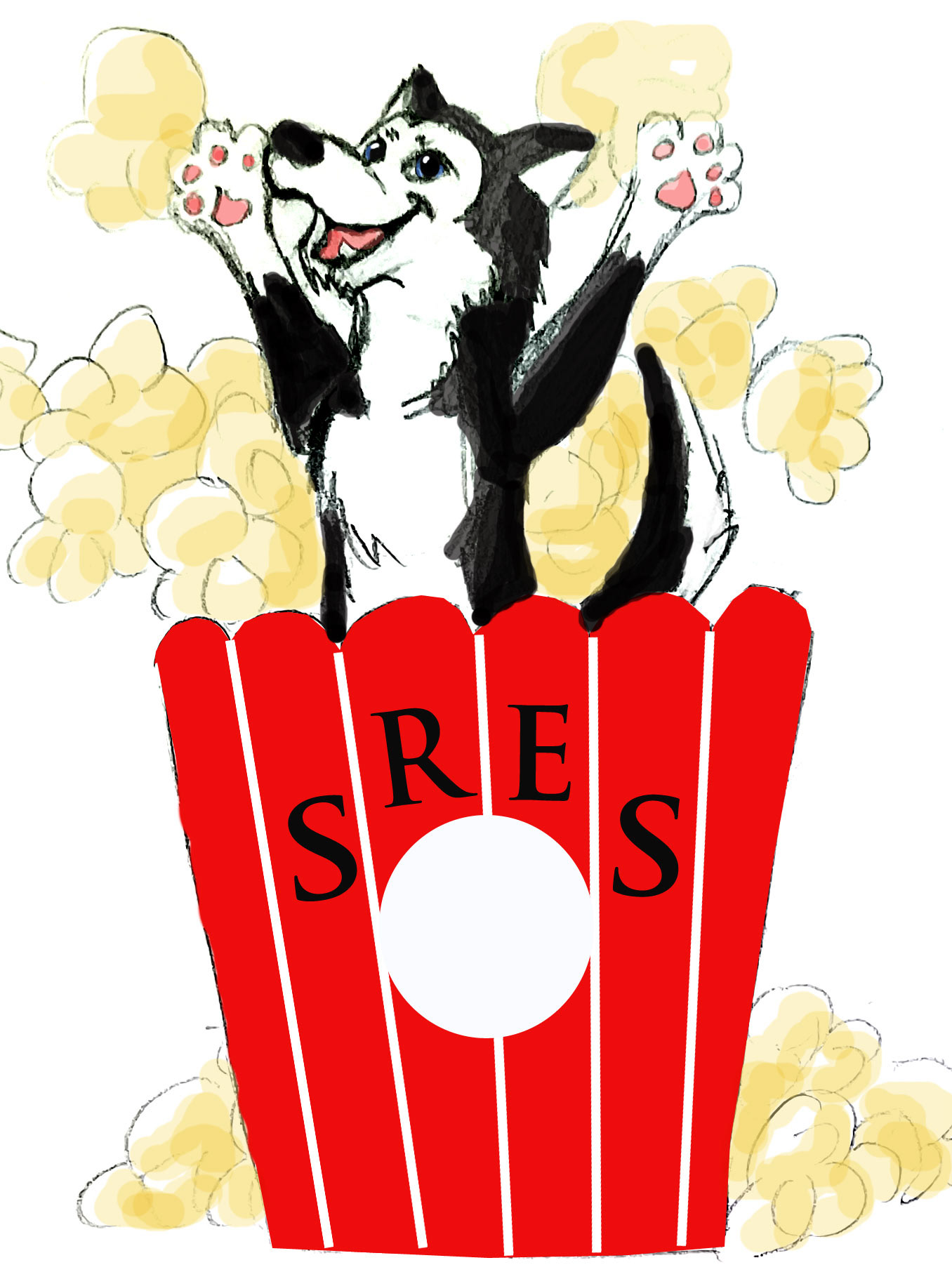 Design of SRES Carnival Backdrop by Kelly Nixon