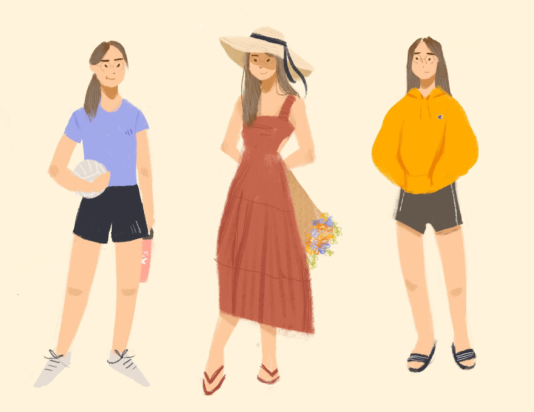 Character design, Procreate