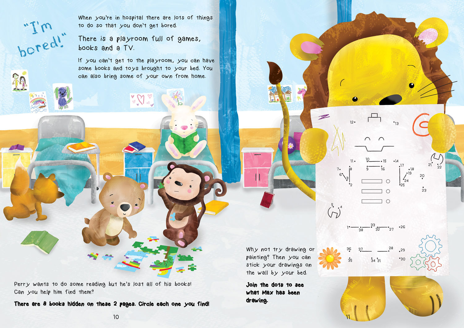Page from Dr Benji's Hospital Guide Book