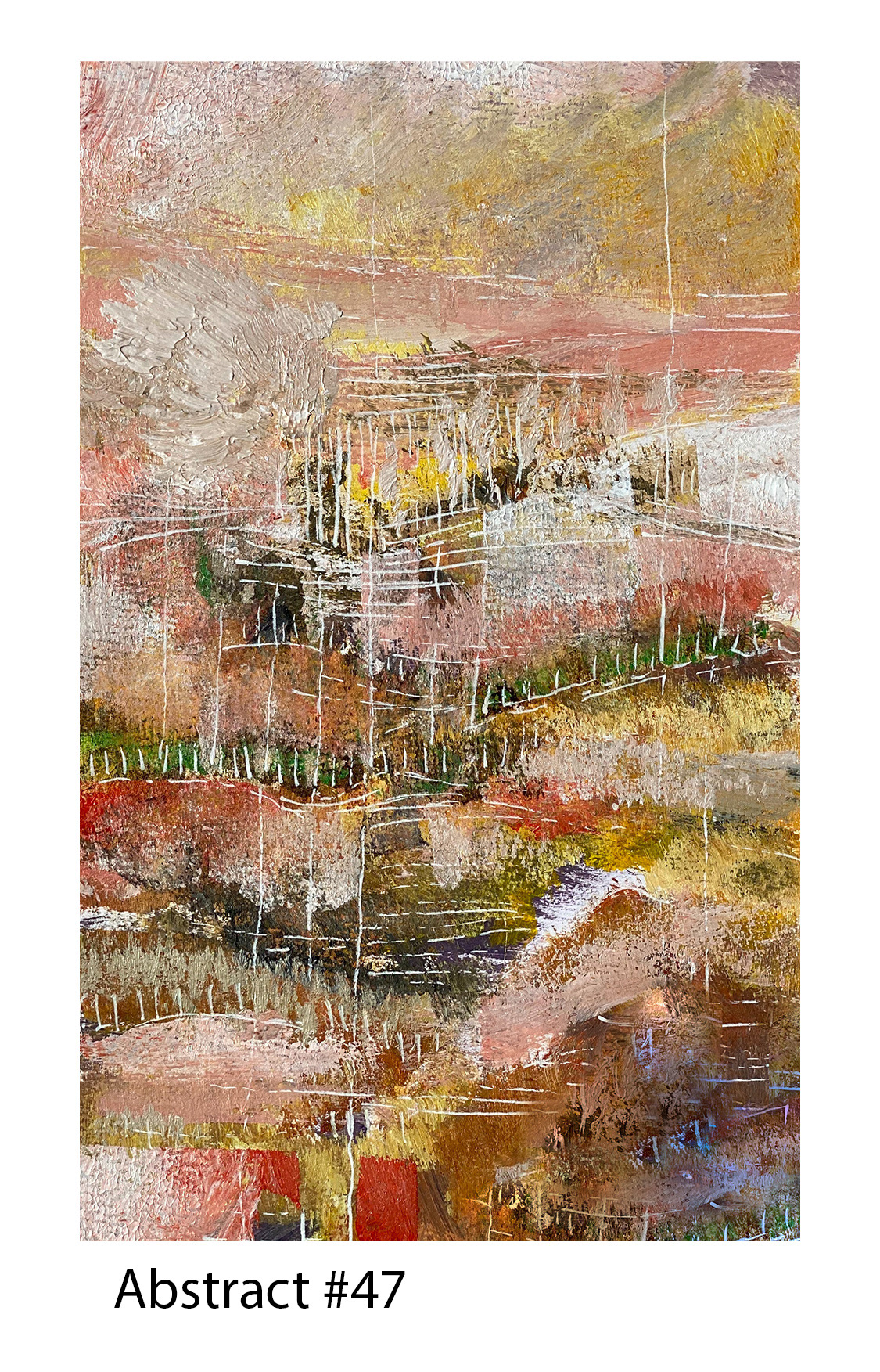 Acrylic on Paper, 5"x8", 2020, Available