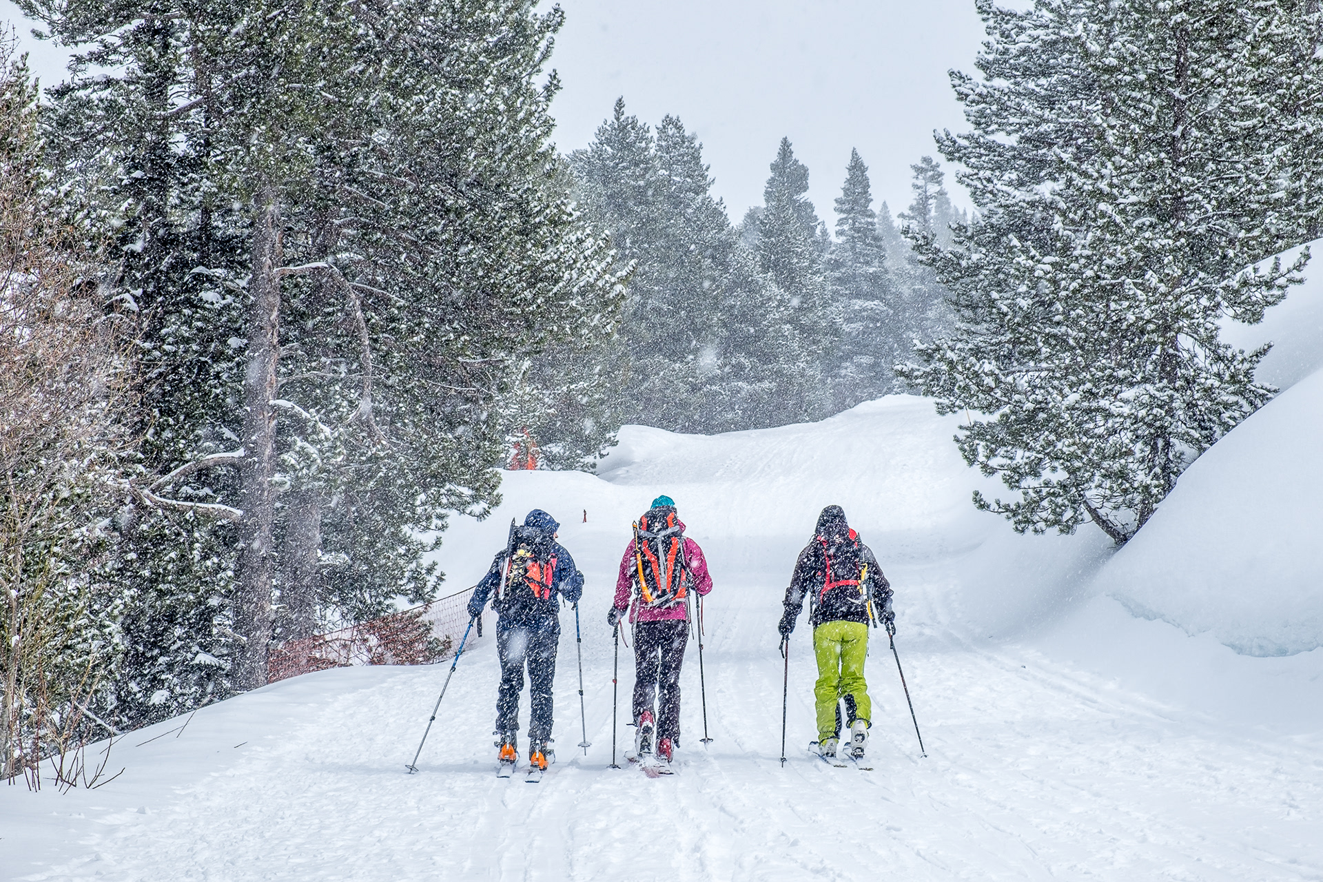 Chute de neige, Aneto, Bénasque