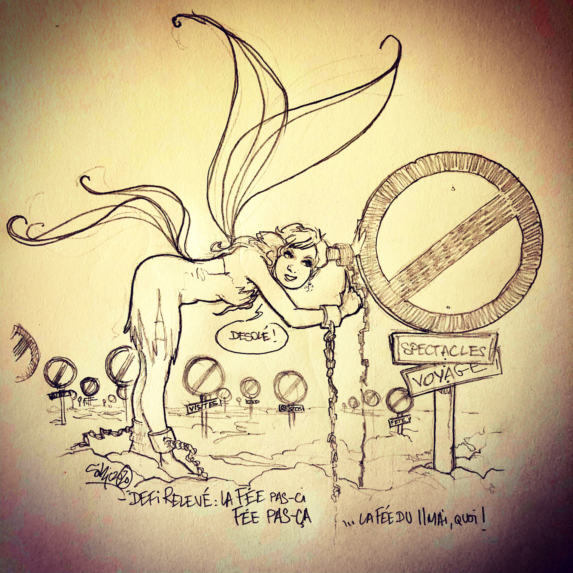 Les Fées confinement by SIKIC