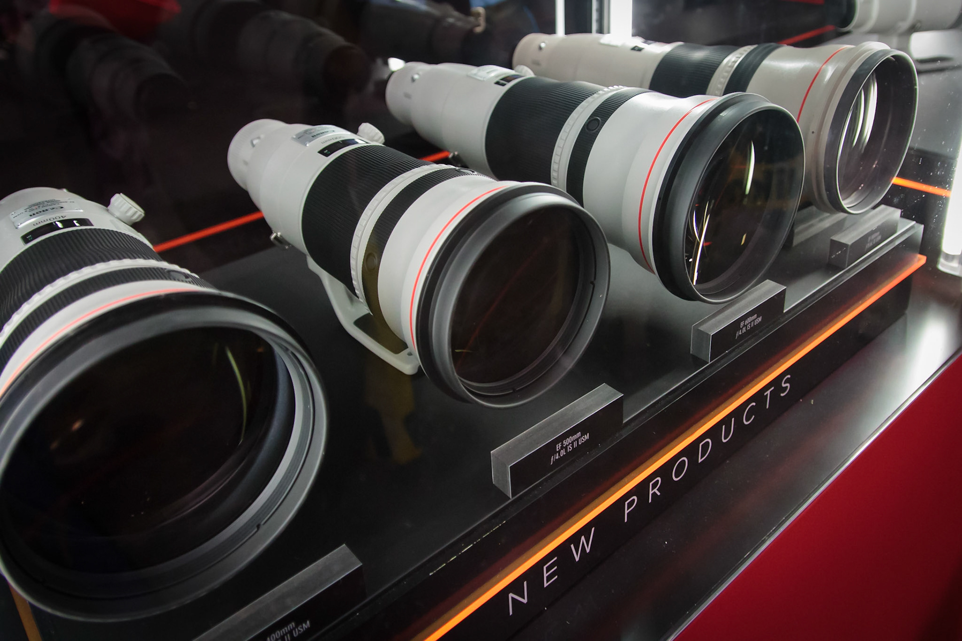 The Big whites at he Canon booth, 2012 PDN Photo Plus Expo, NYC, USA