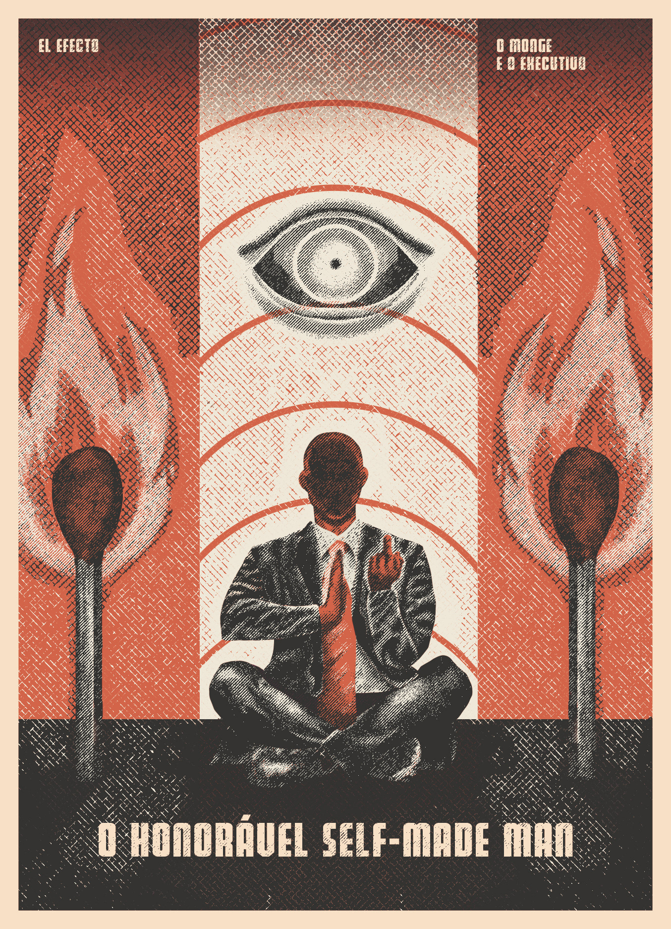 Poster based on "O Monge e o Executivo" by El Efecto