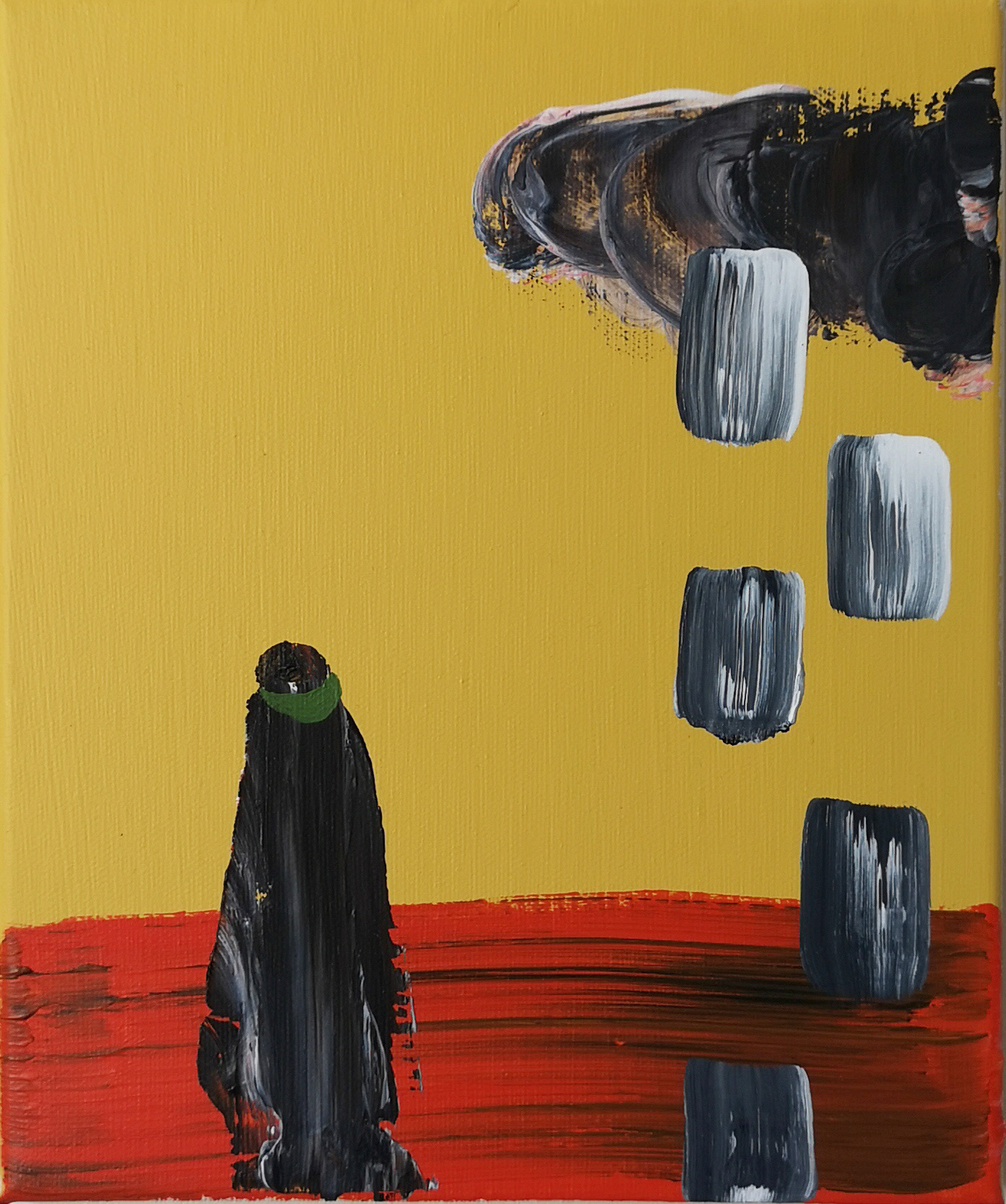 Untitled (Mask) 30 x 25 cms