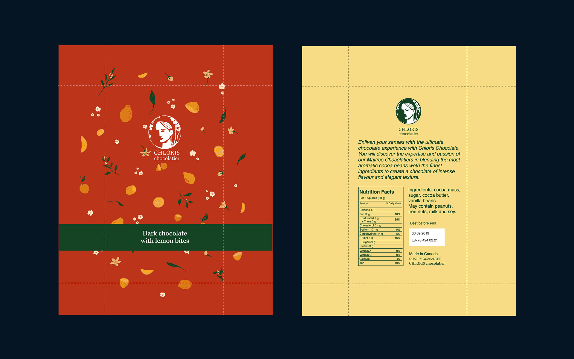 Gift package layout design