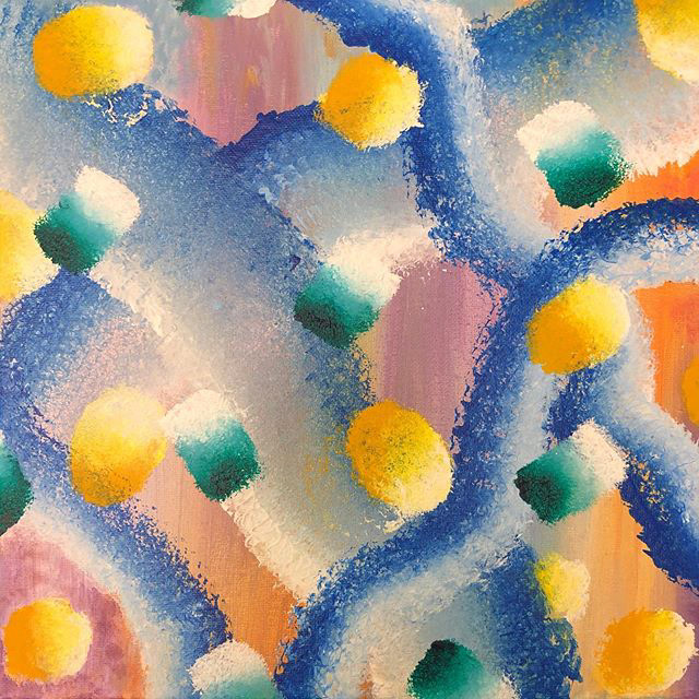 "Fabric" | 12" x 12" | Acrylic on canvas