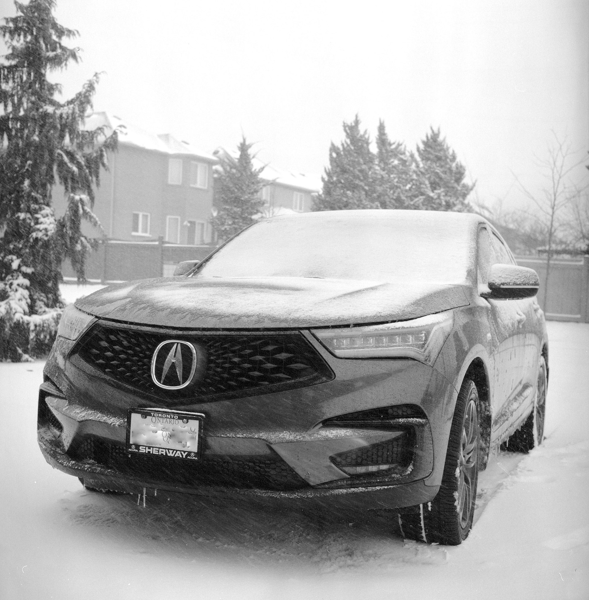 my car in winter