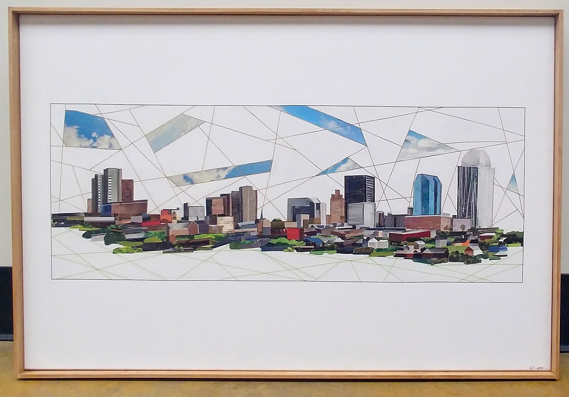 3'x2' collage mixed media