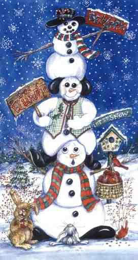 Frosty Friends - Watercolor