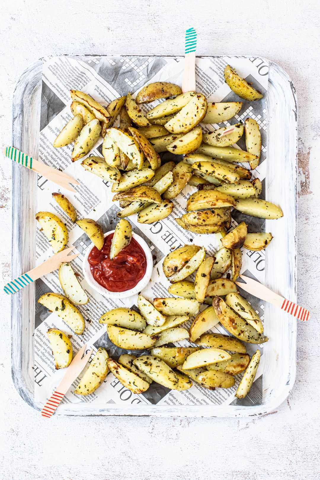 Baked potatoes
