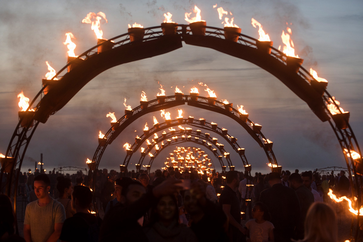 new year's bonfire scheveningen