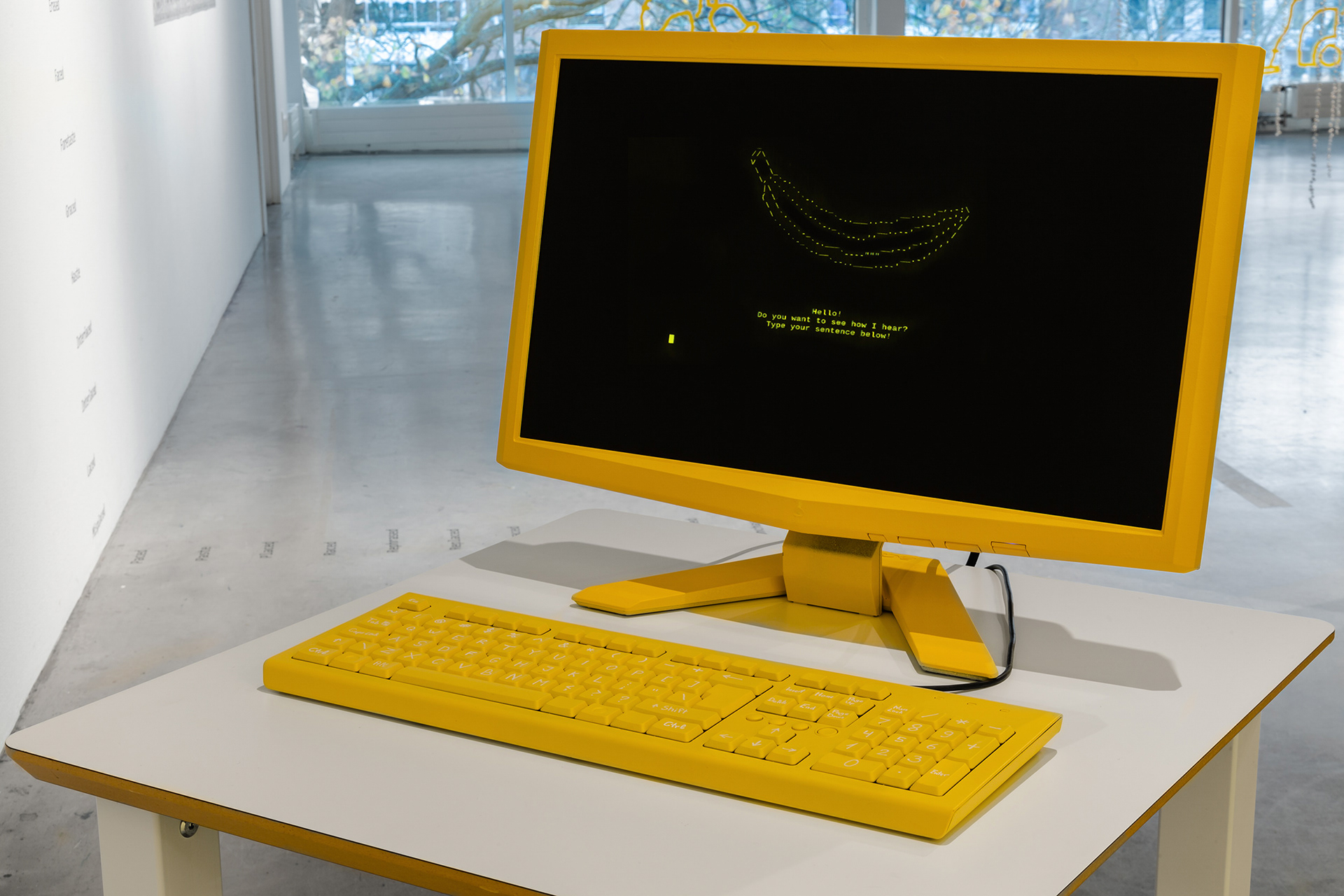 Monika Balu Phoneme Terminal installation view