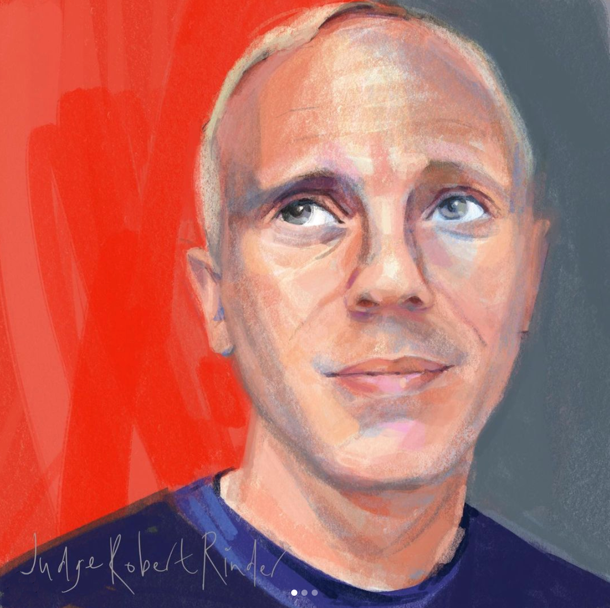 Judge Robert Rinder, Judge and presenter: Sky Arts Portrait Artist of the Week