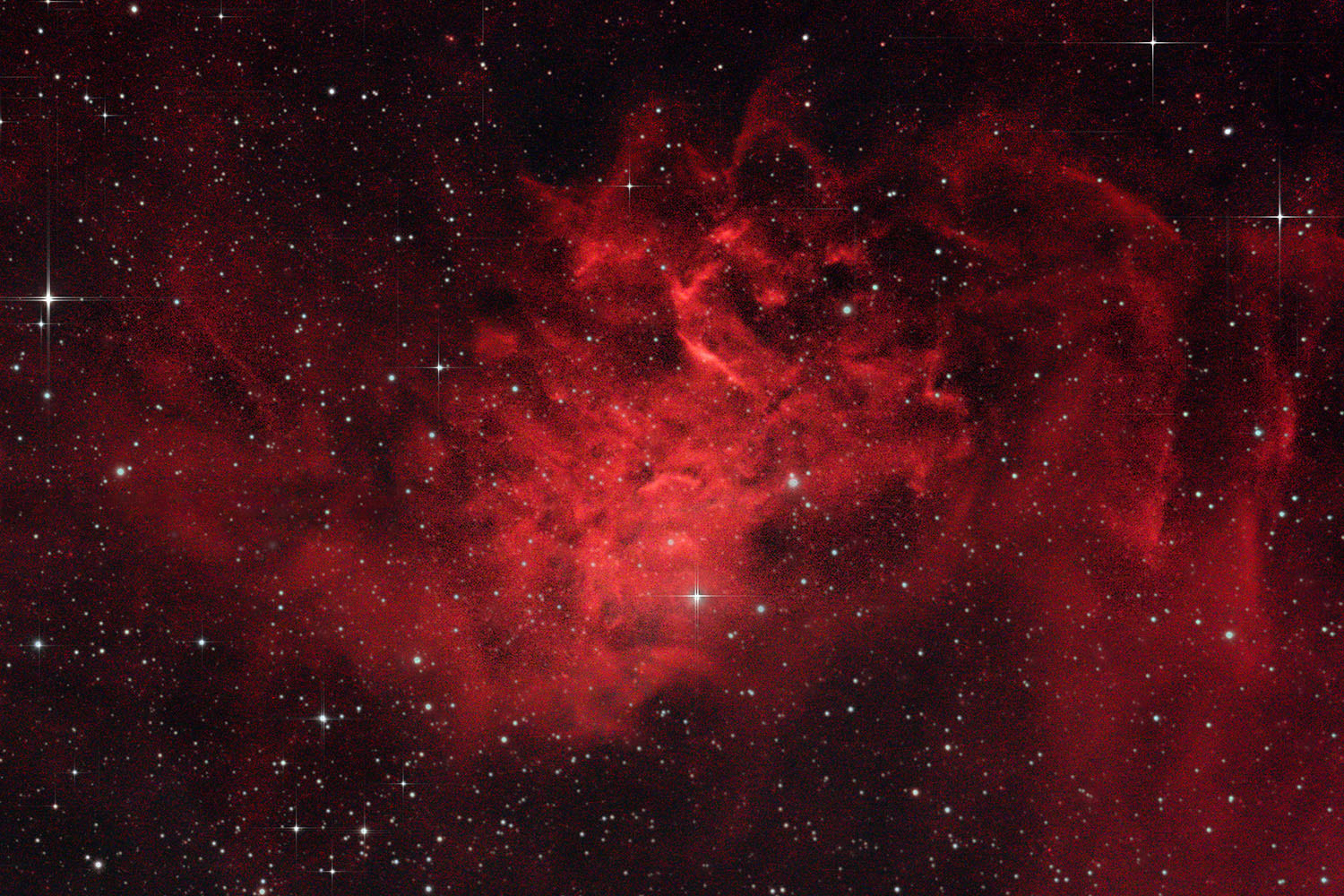 IC405 Flaming Star Nebula