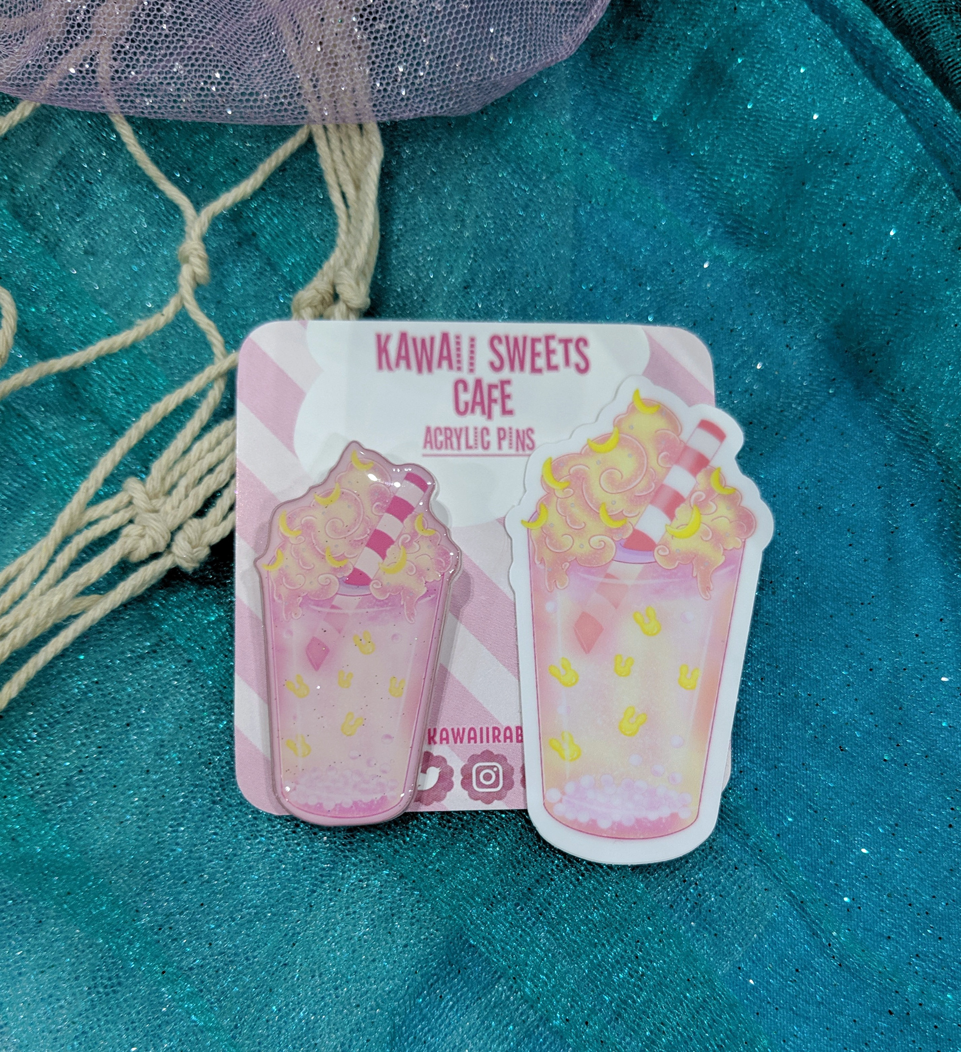 Bunanaboba Acrylic Pin