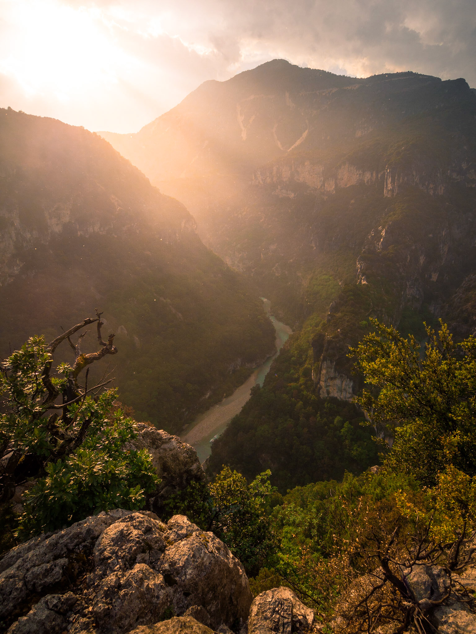Abendlicht am Verdon