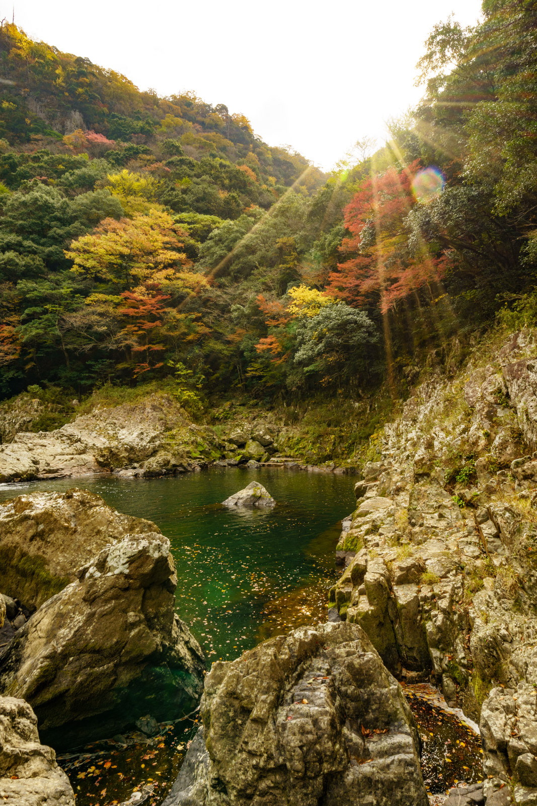 長門峡 紅葉3