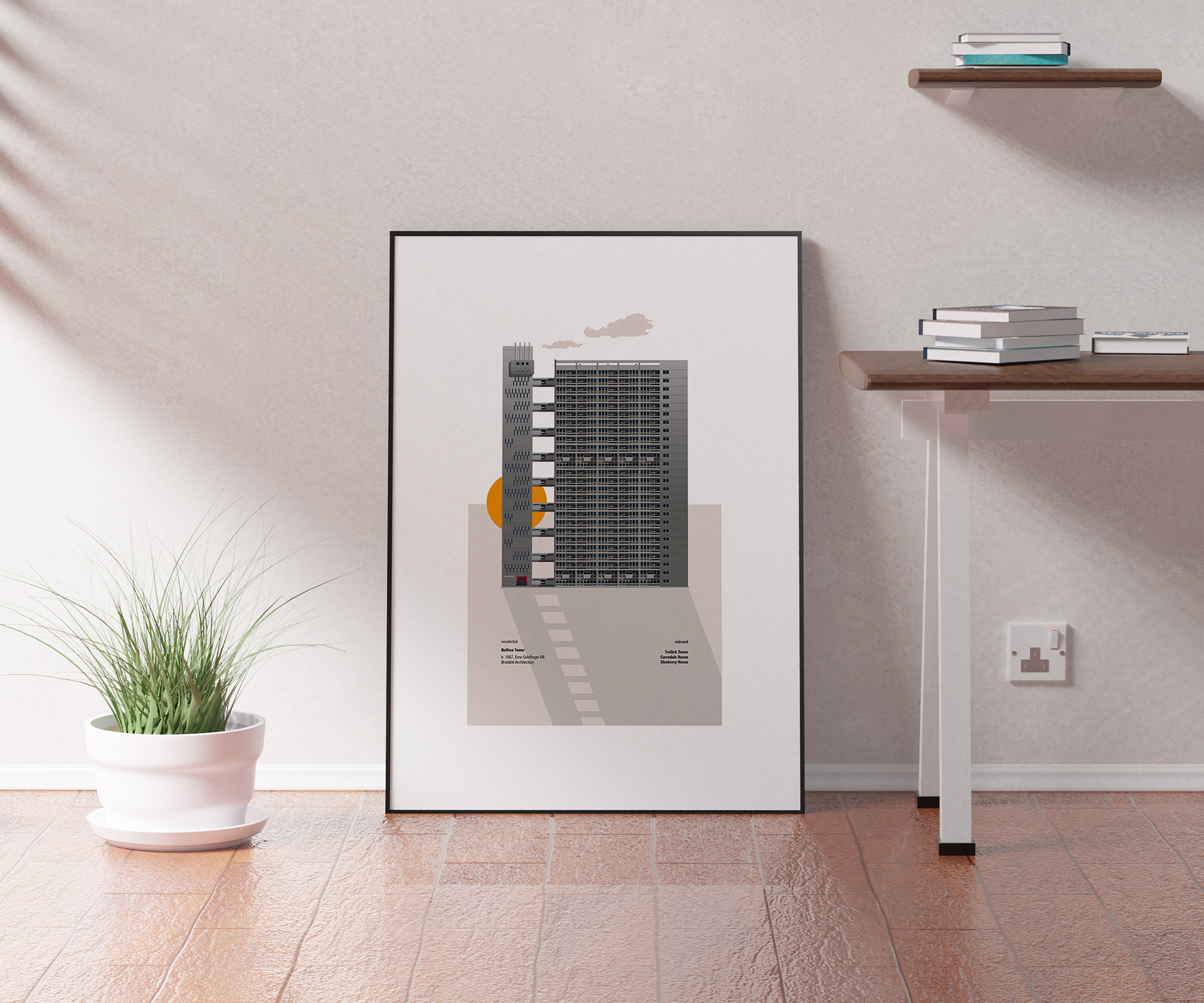 Balfron Tower Architecture Poster Design
