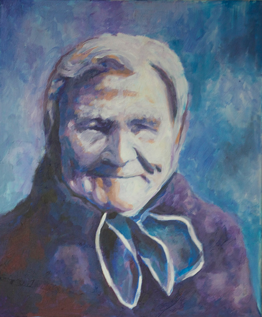 Léonie (acrylique 60 x 70)