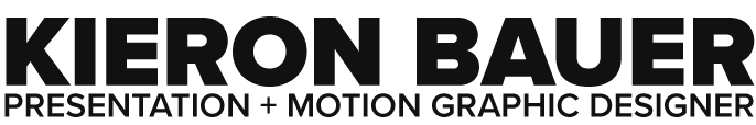 Kieron Bauer Presentation & Motion Graphic Designer