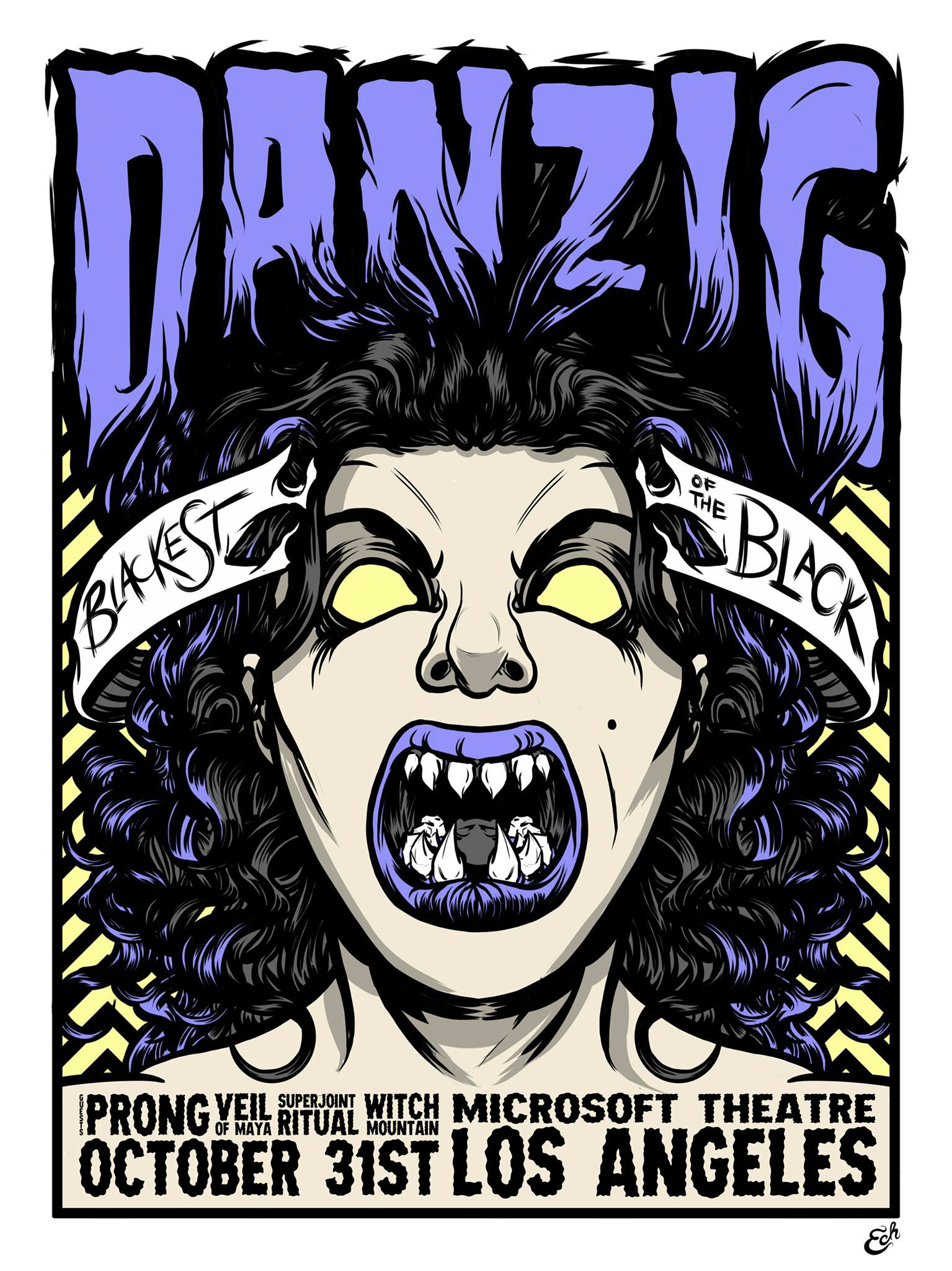 Ech Danzig Halloween Show Poster