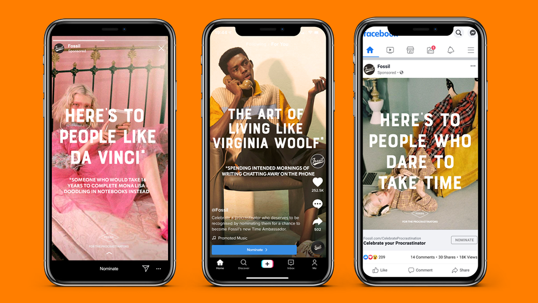 Pre-launch nomination campaign across social media