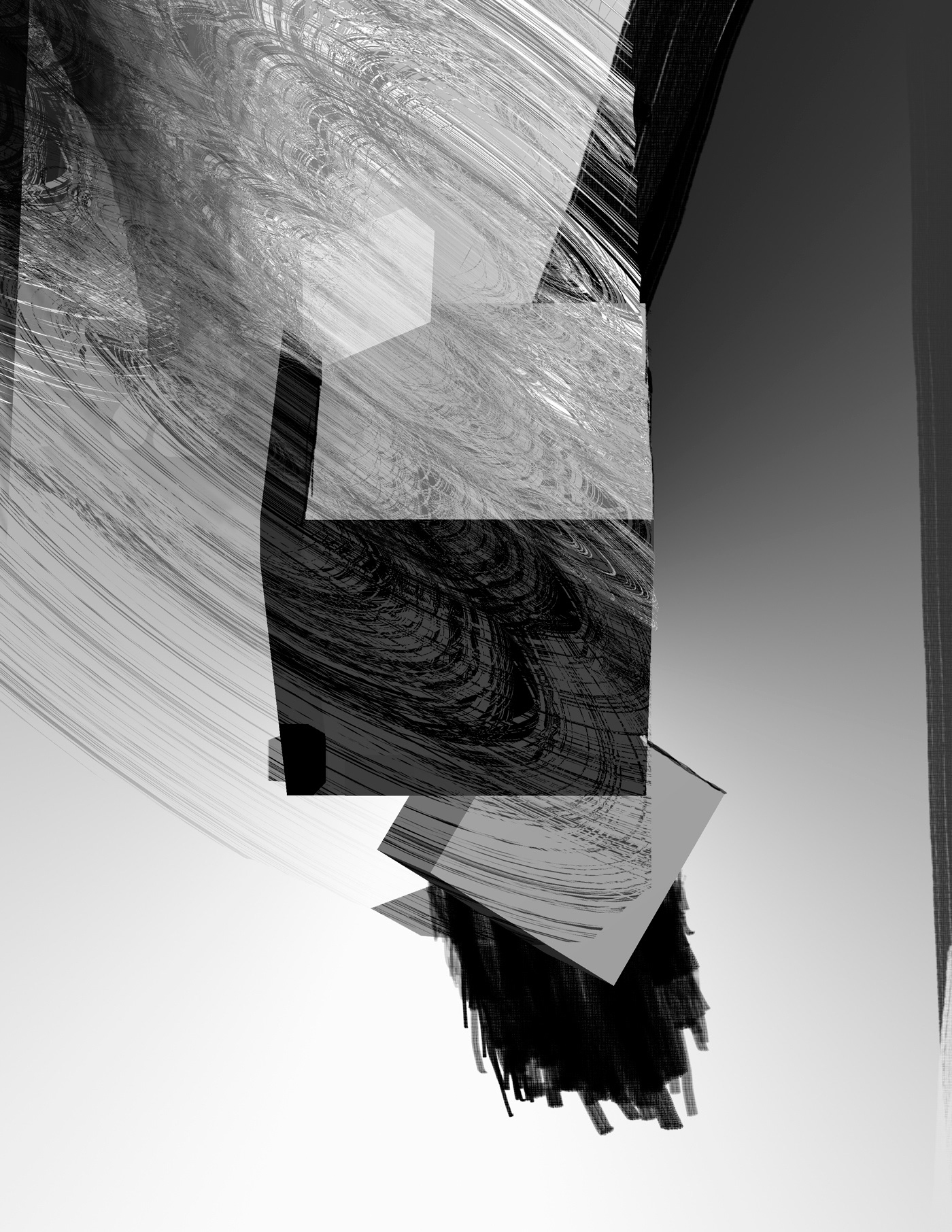 Monochrome art by Modern Human