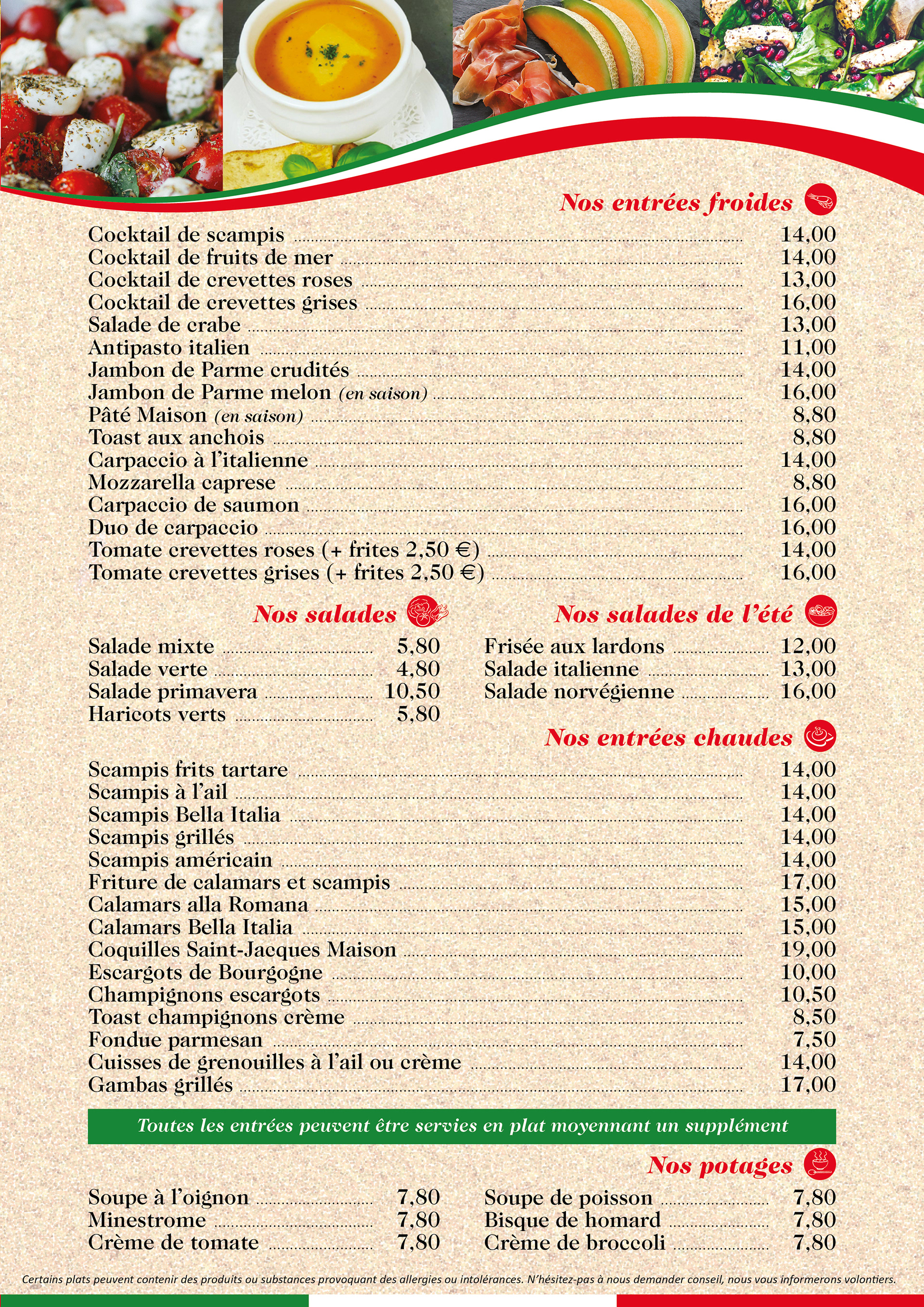 Entrées
