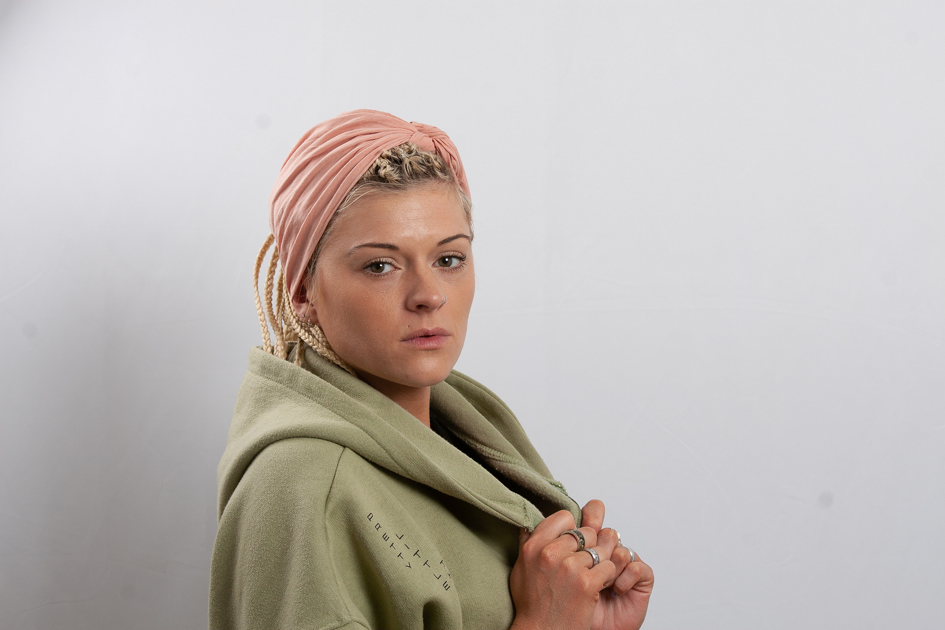 Pixie in the studio