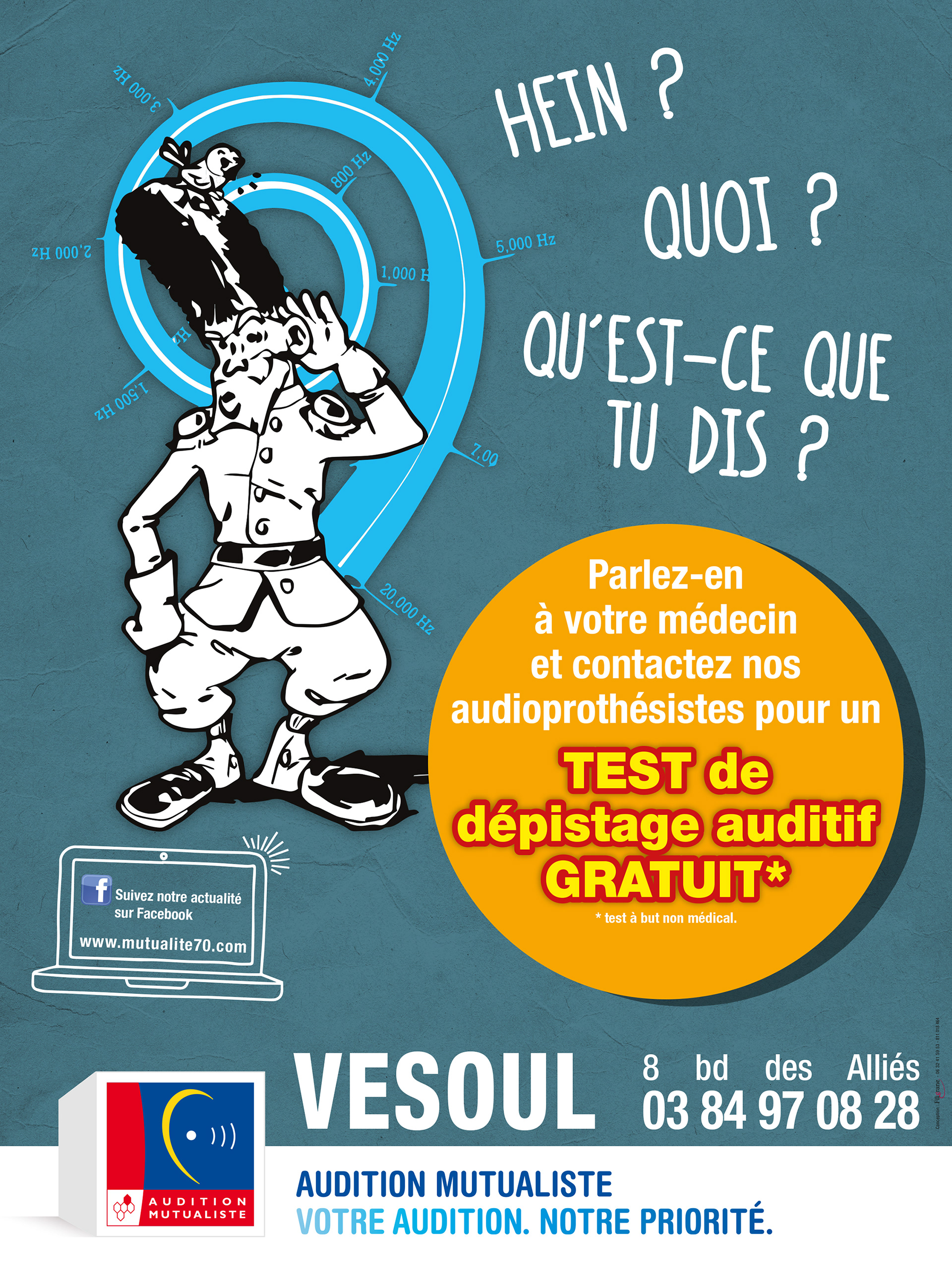 Affiche Audition Mutualiste (Ecouter Voir).