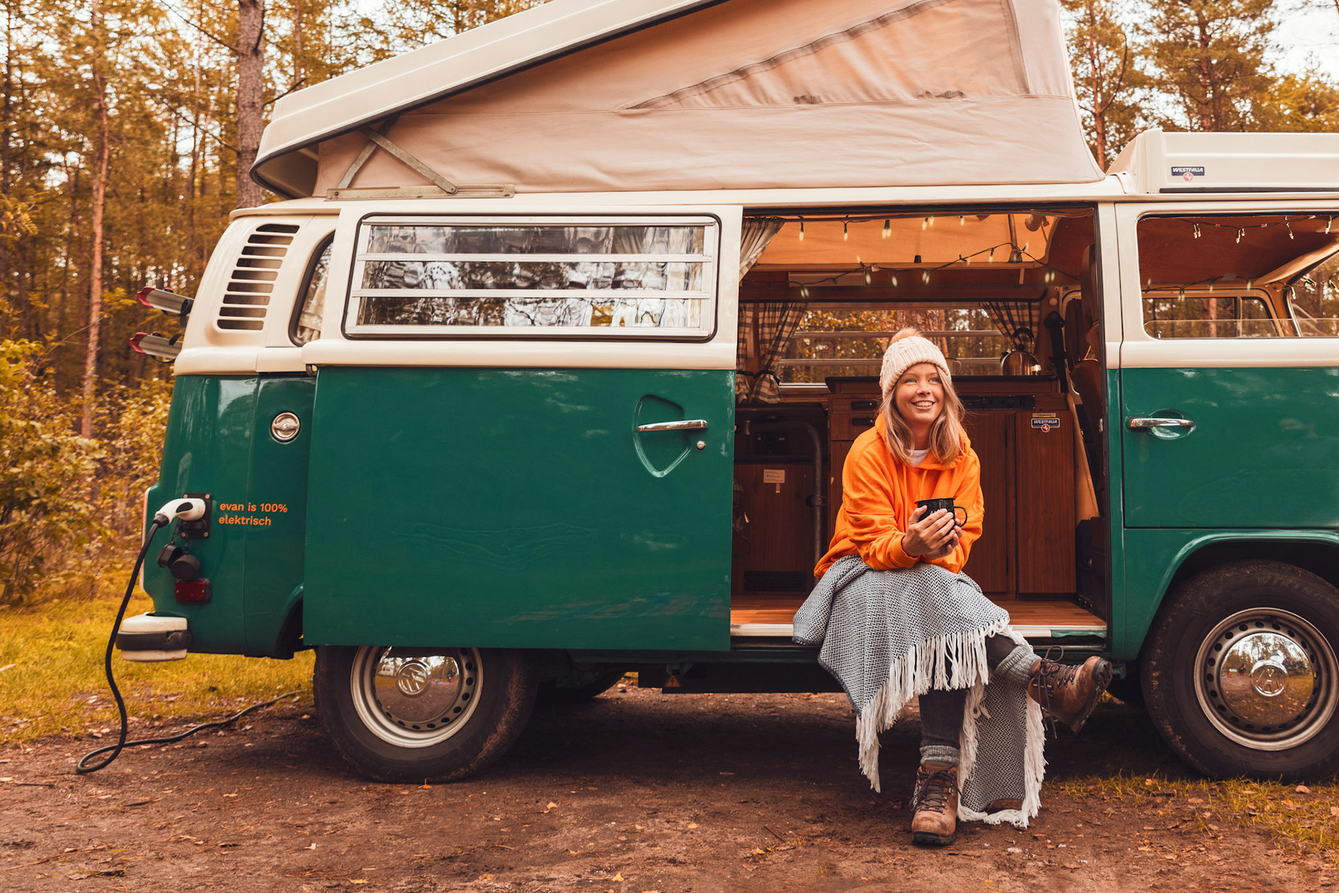 Evan Electric VW Van - Advertising