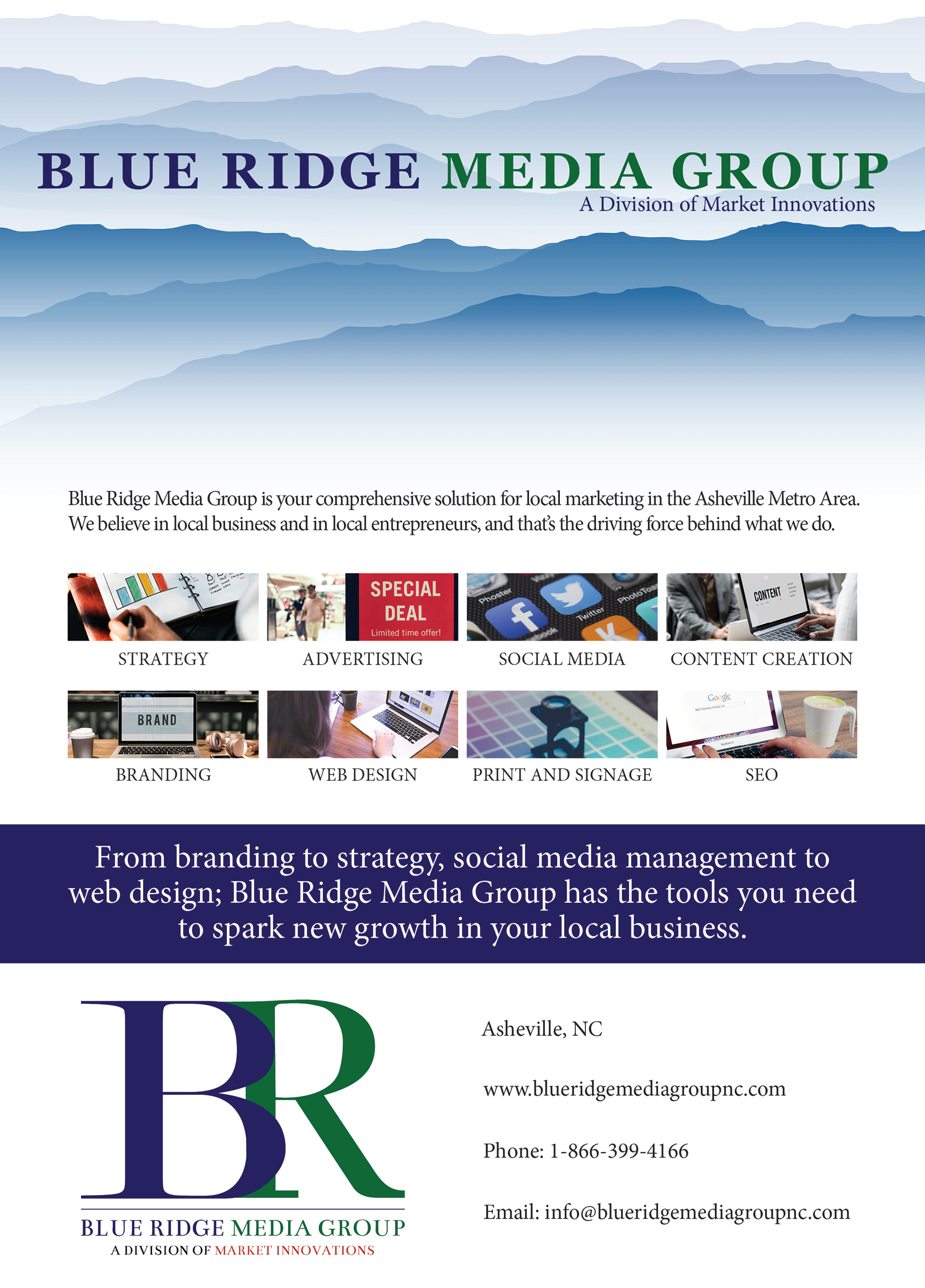 Ad for the Tri-Cities Living Magazine