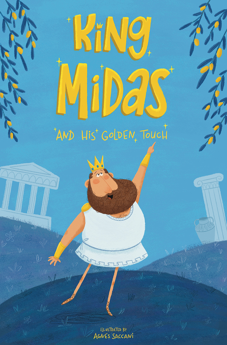 King Midas book cover concept