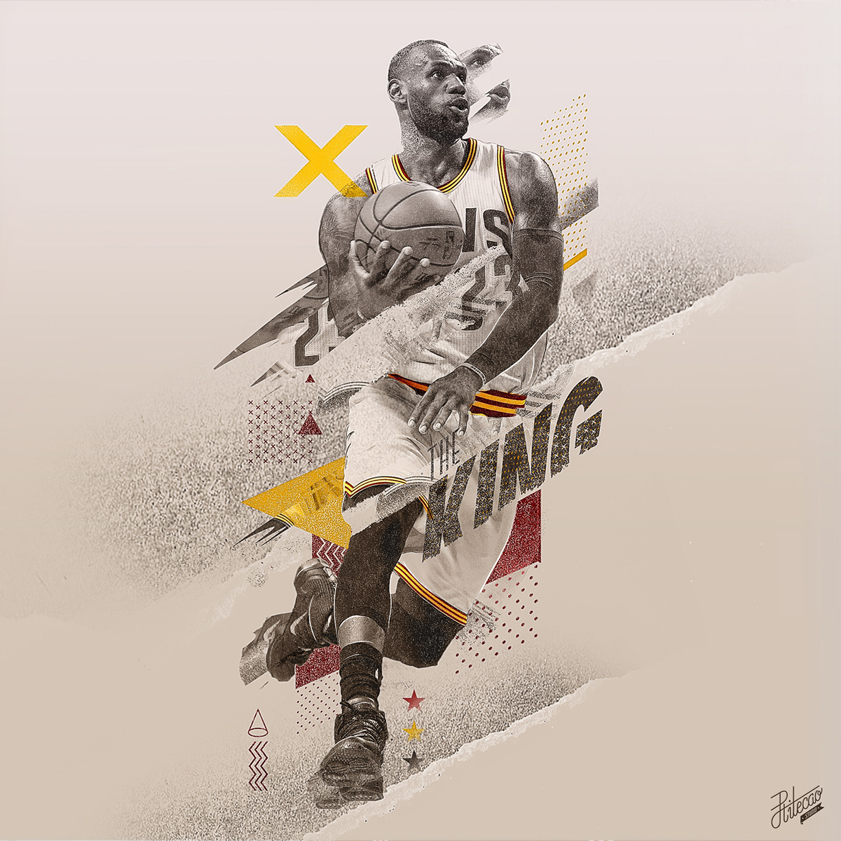 Ptitecao Studio Sport graphic designer NBA Art Collection, Vol. 1