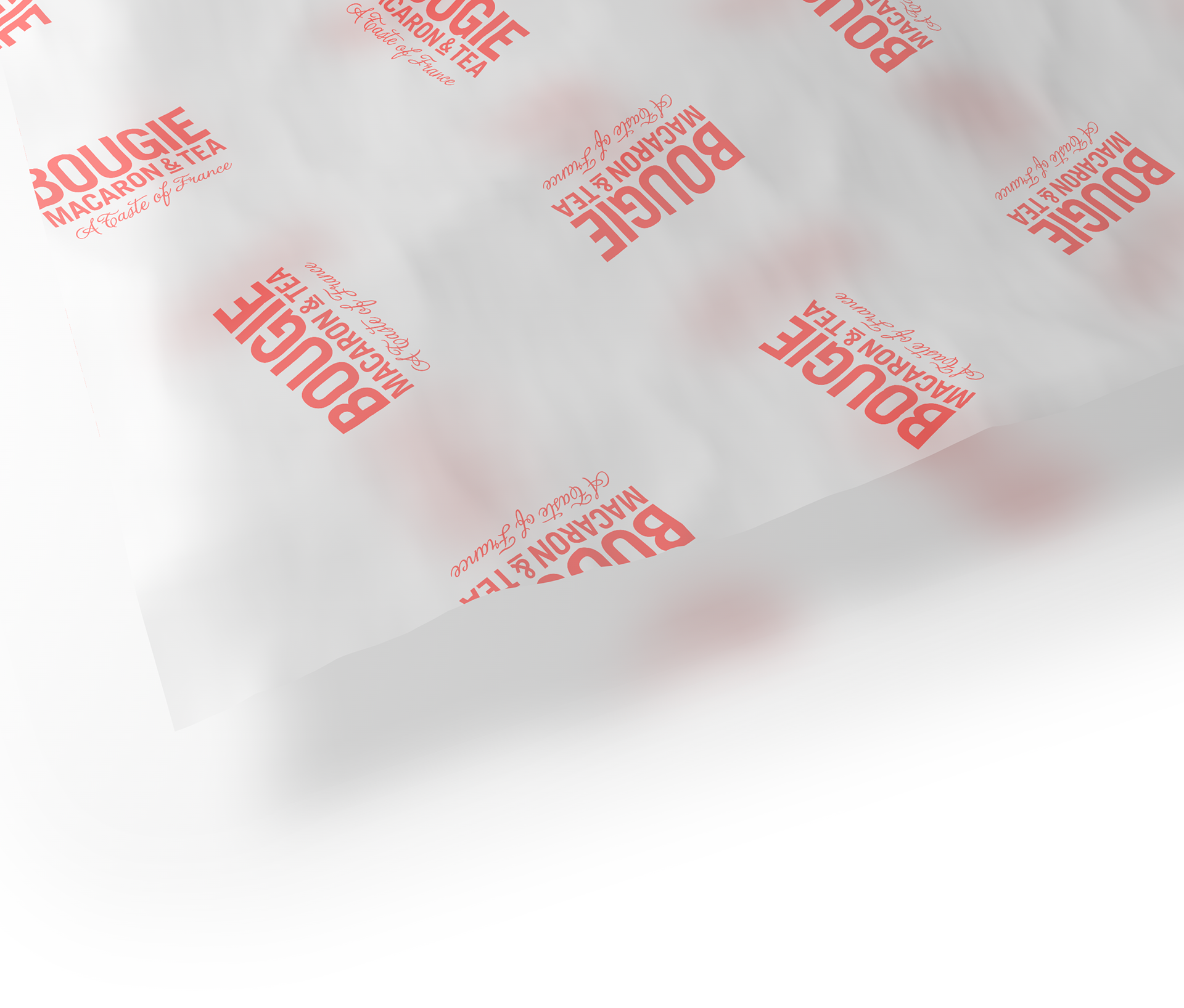Bougie Macaron & Téa greaseproof paper